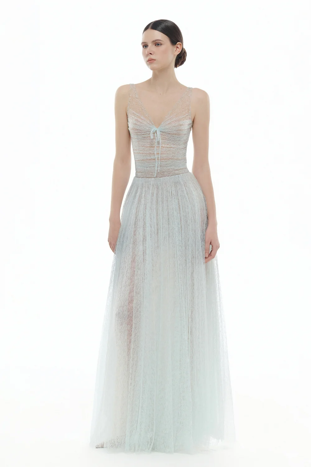 Selene V-Neck Sequin Maxi Dress