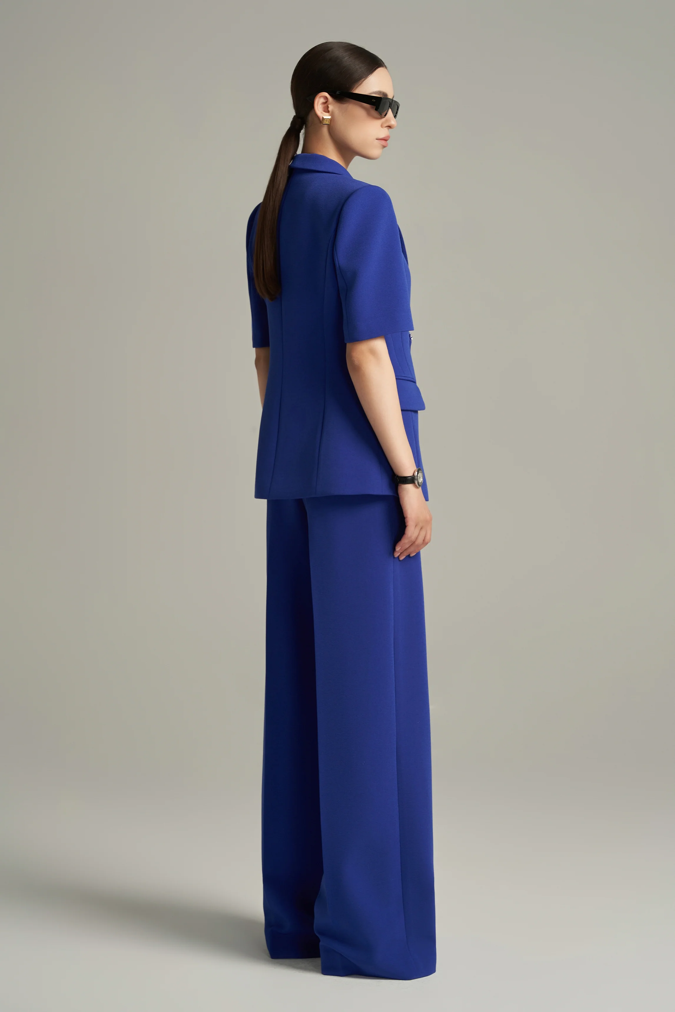 Hayley Straight Middle Sleeved Scuba Blazer