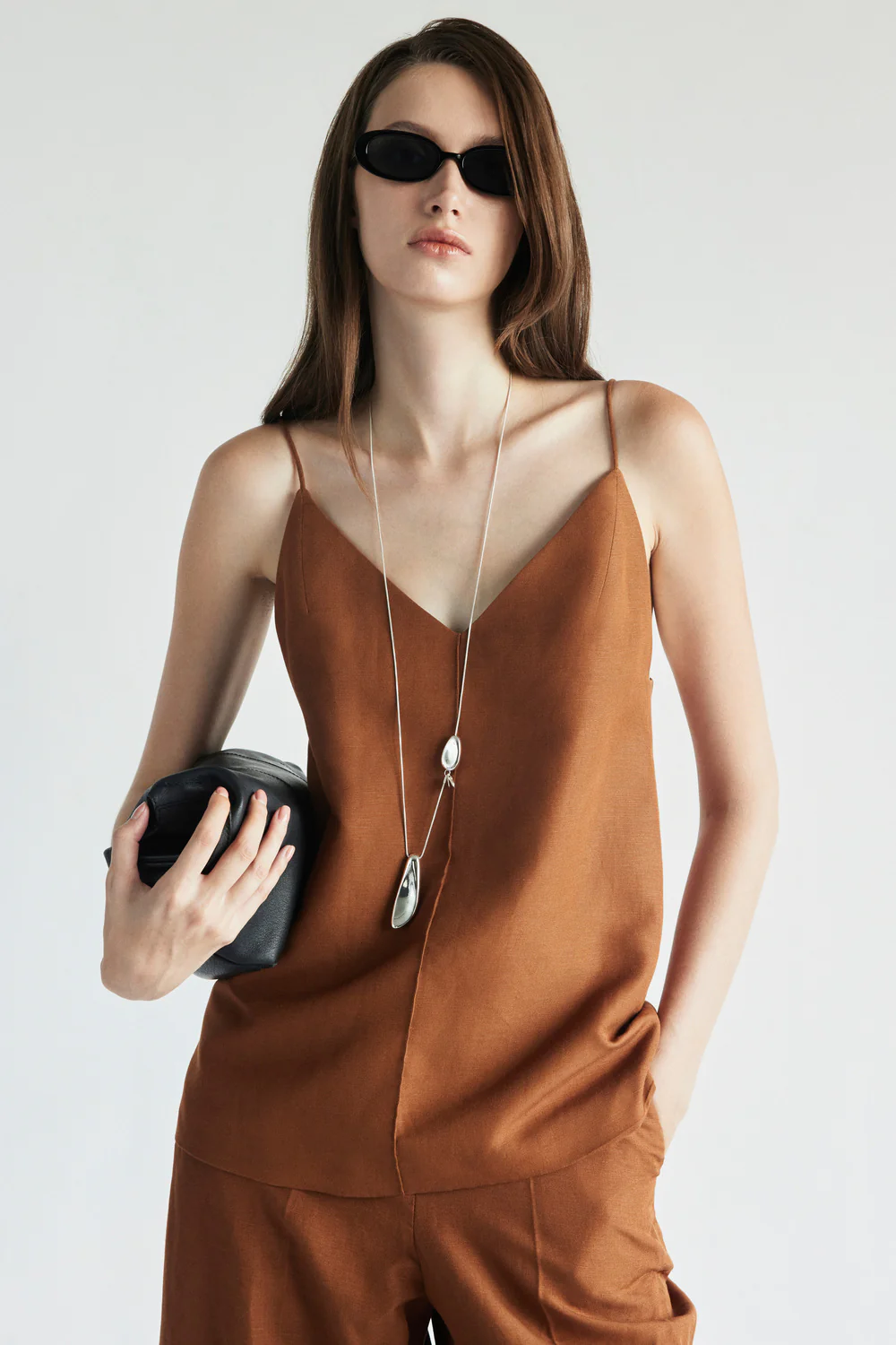 Sienna V-Neck Linen Top