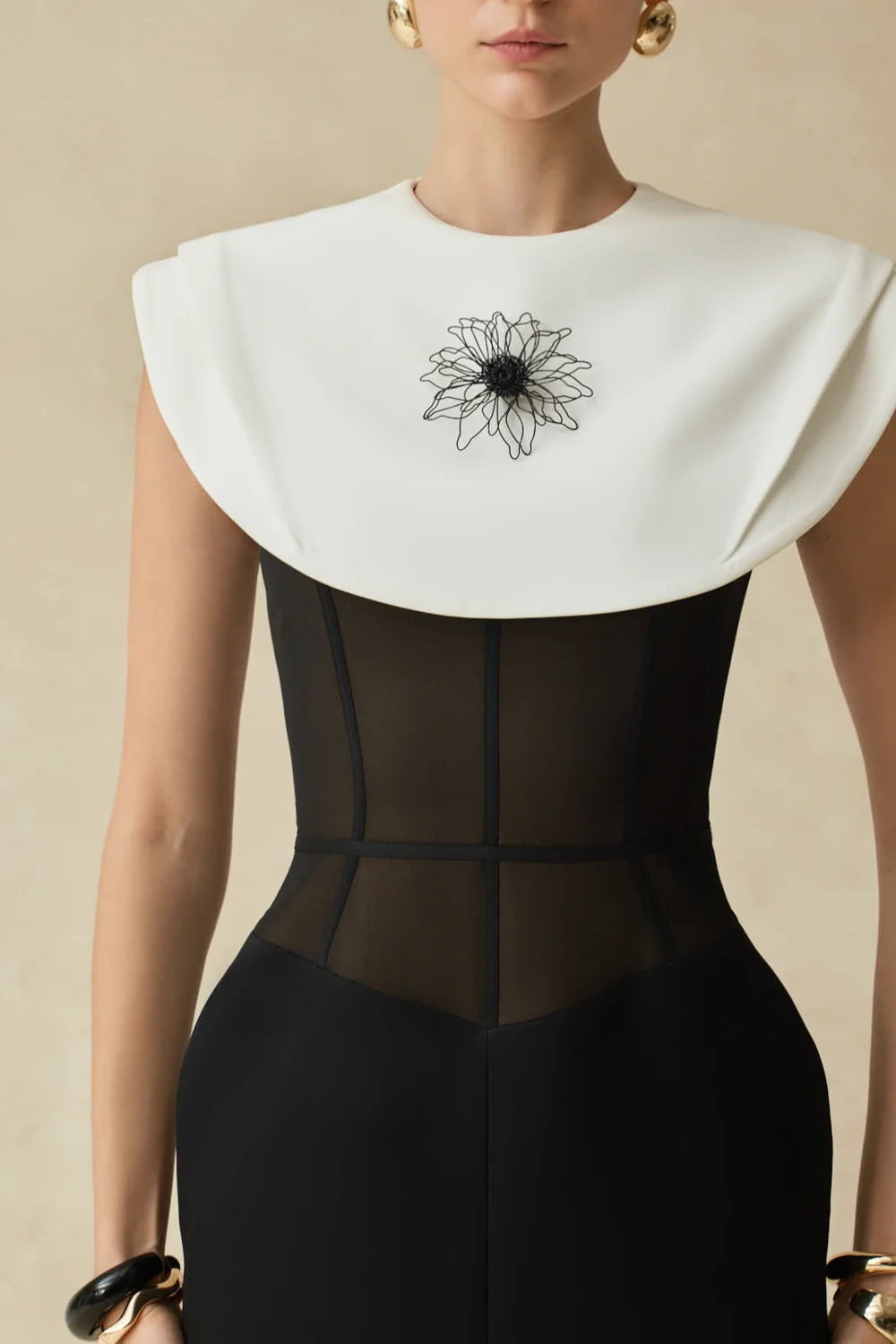 Lani Pencil Cap Sleeves Midi Dress