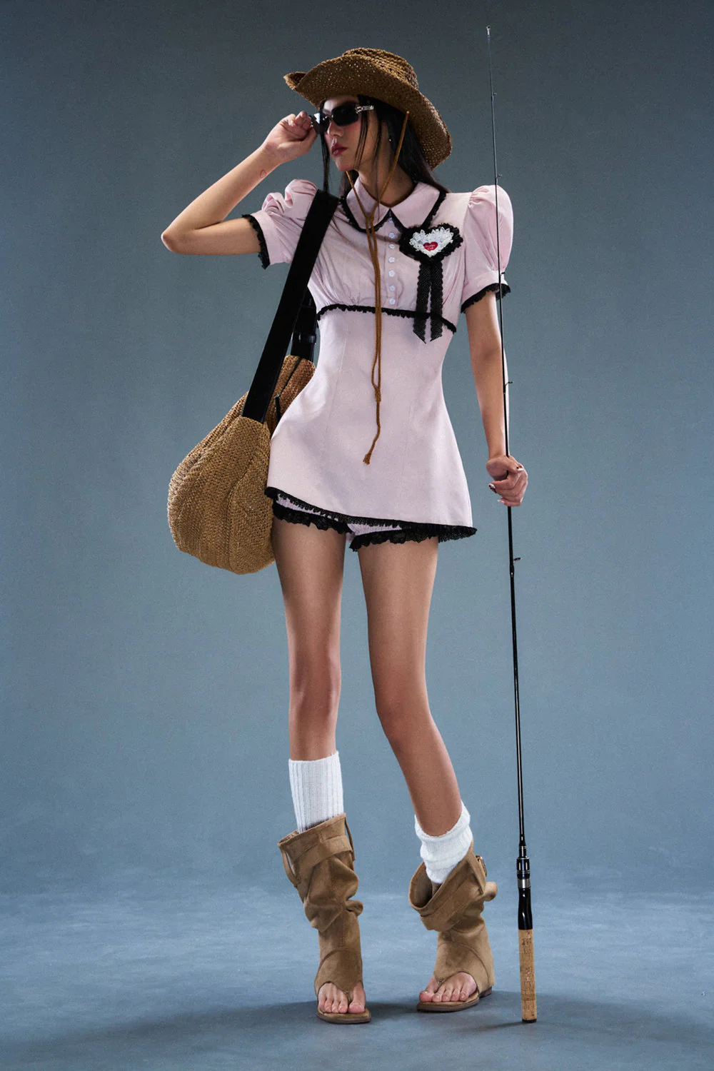 Mara Puff Sleeve Kate Mini Dress