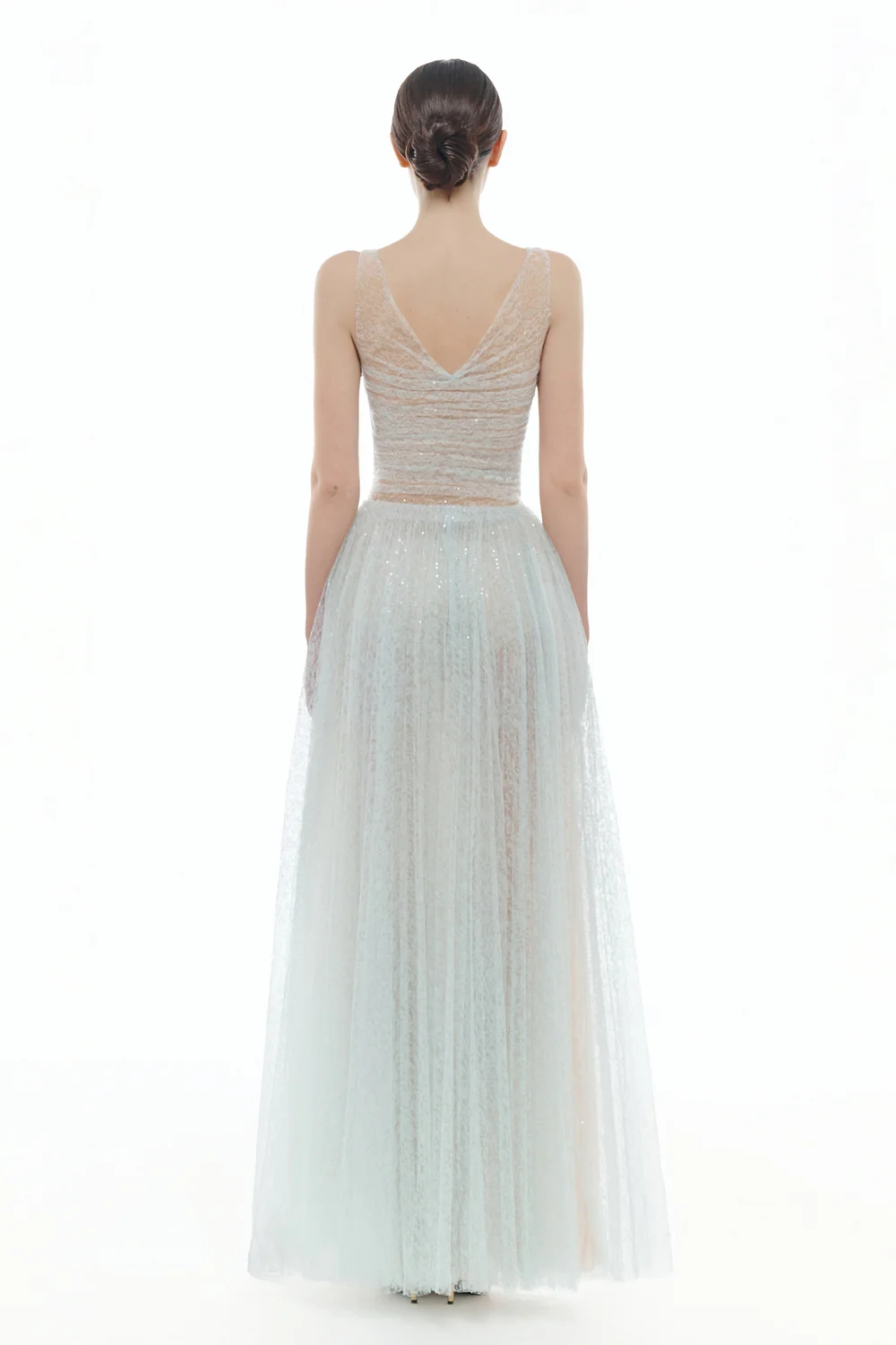 Selene V-Neck Sequin Maxi Dress