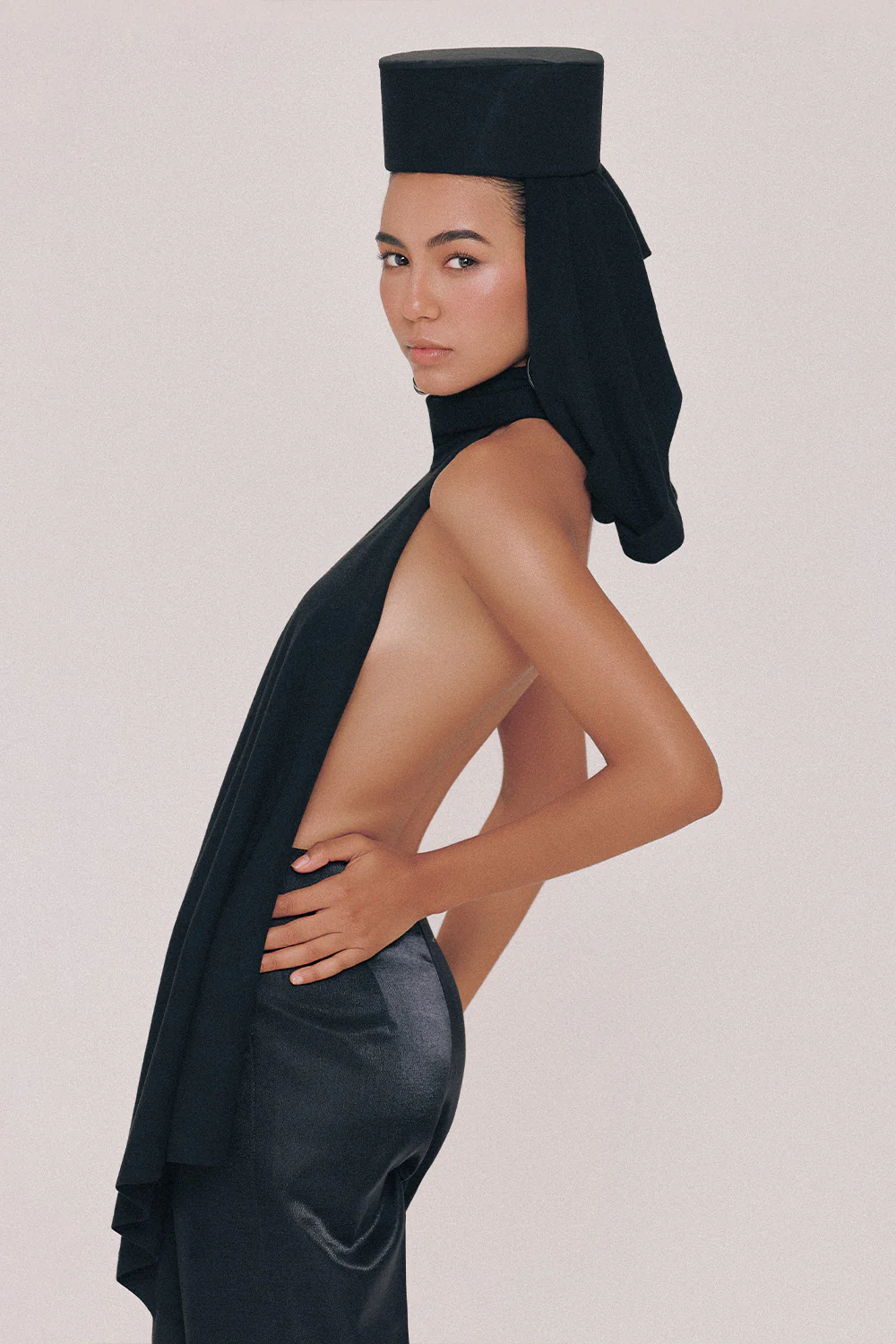 Sebas Straight Cotton Maxi Pants