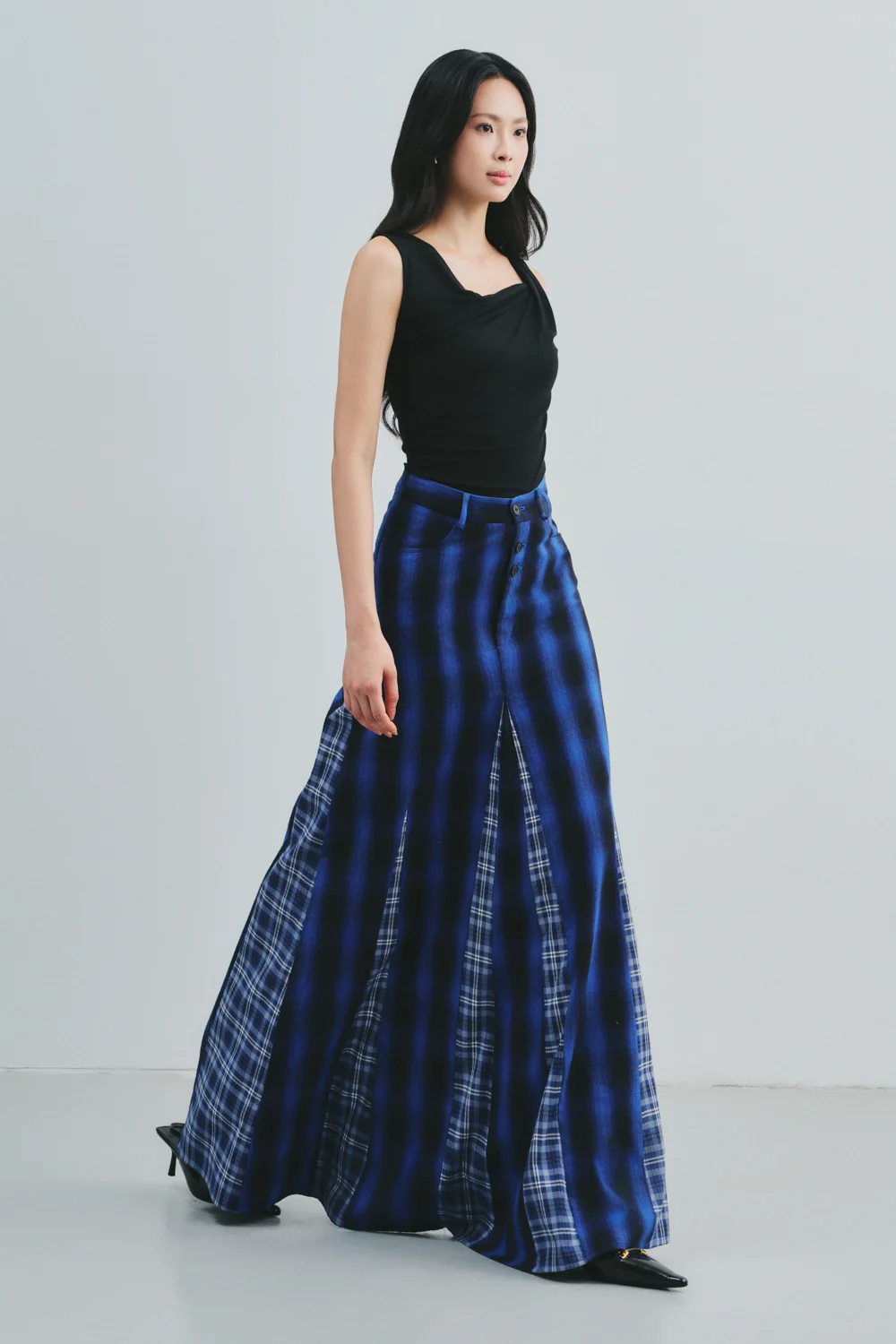 Salome A-line Flannel Skirt