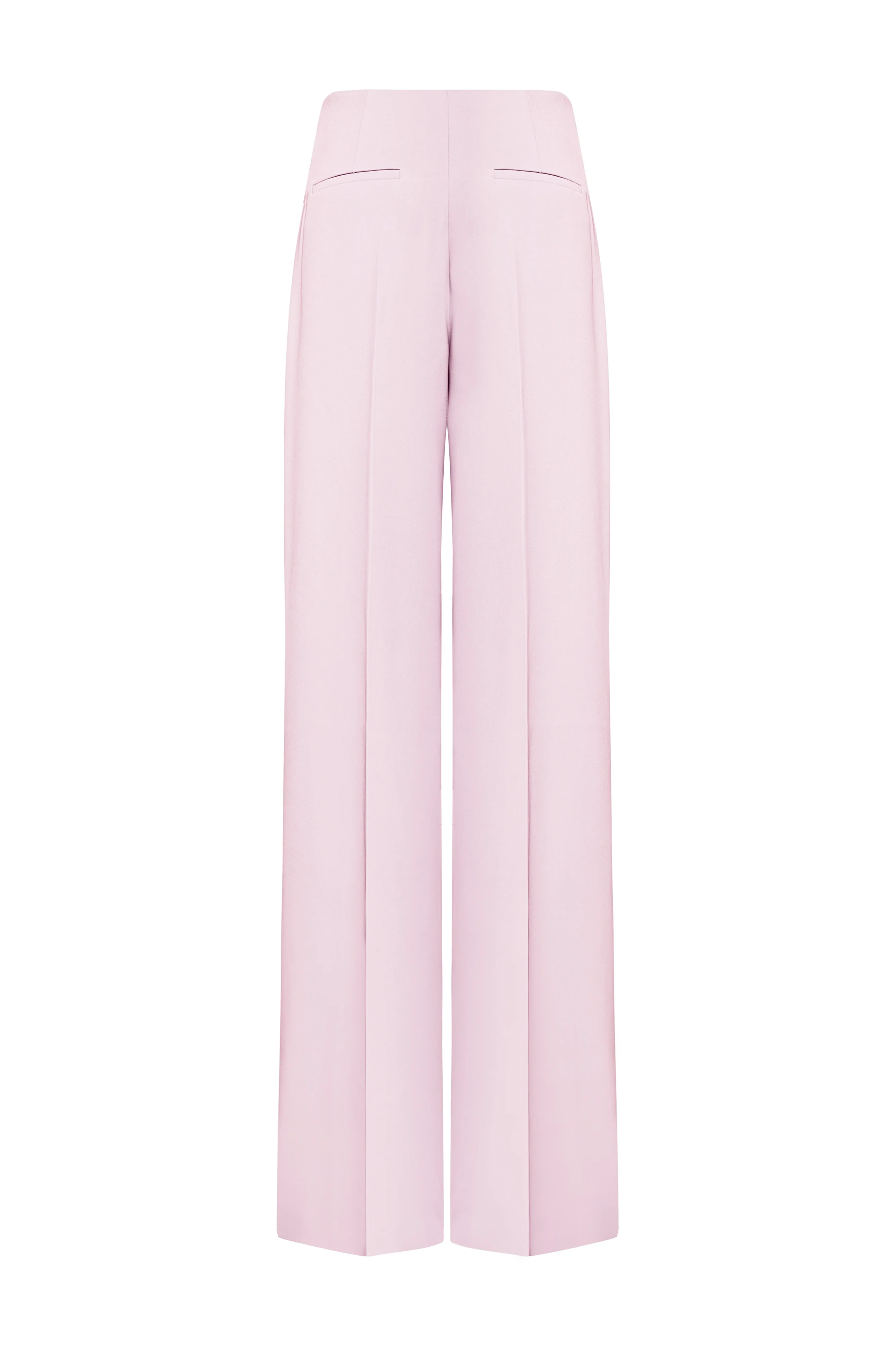 Saint-Paul Straight Wide Leg Silk Maxi Pants