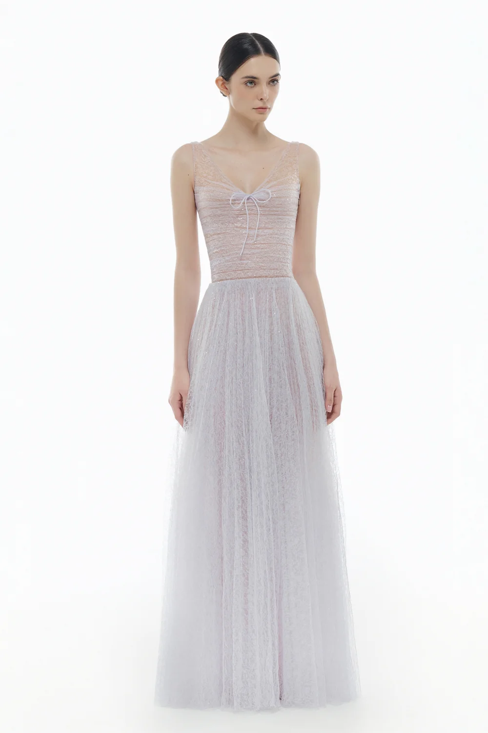 Selene V-Neck Sequin Maxi Dress