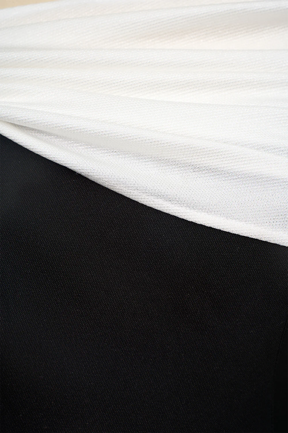 Radiant A-line Cold Shoulder Sleeved Cotton Jersey Calf Length Dress