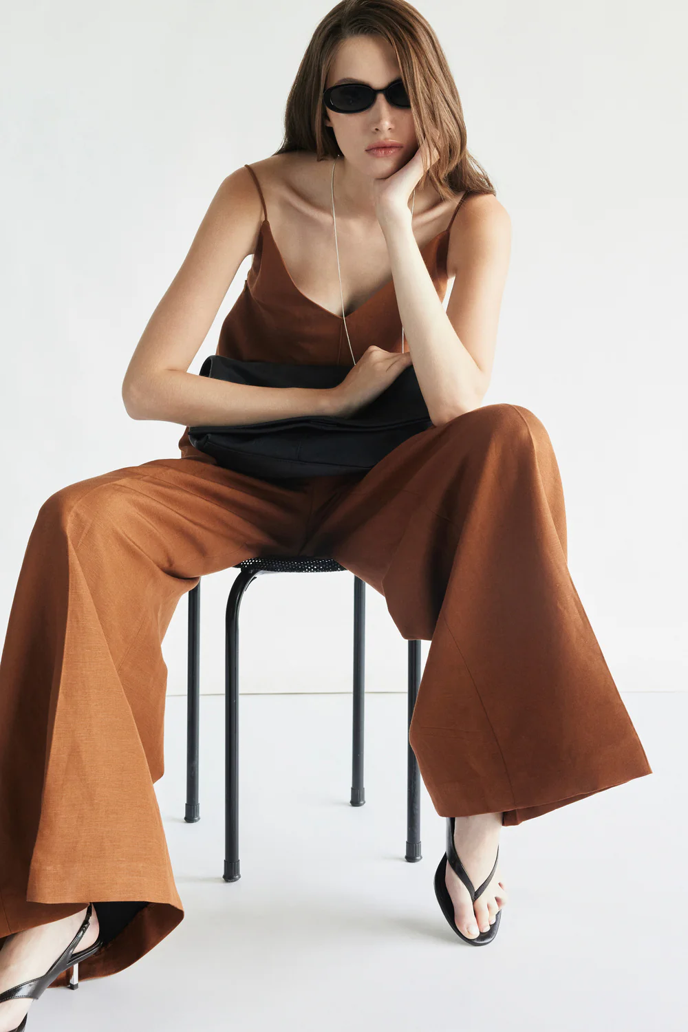 Sienna Straight Linen Pants