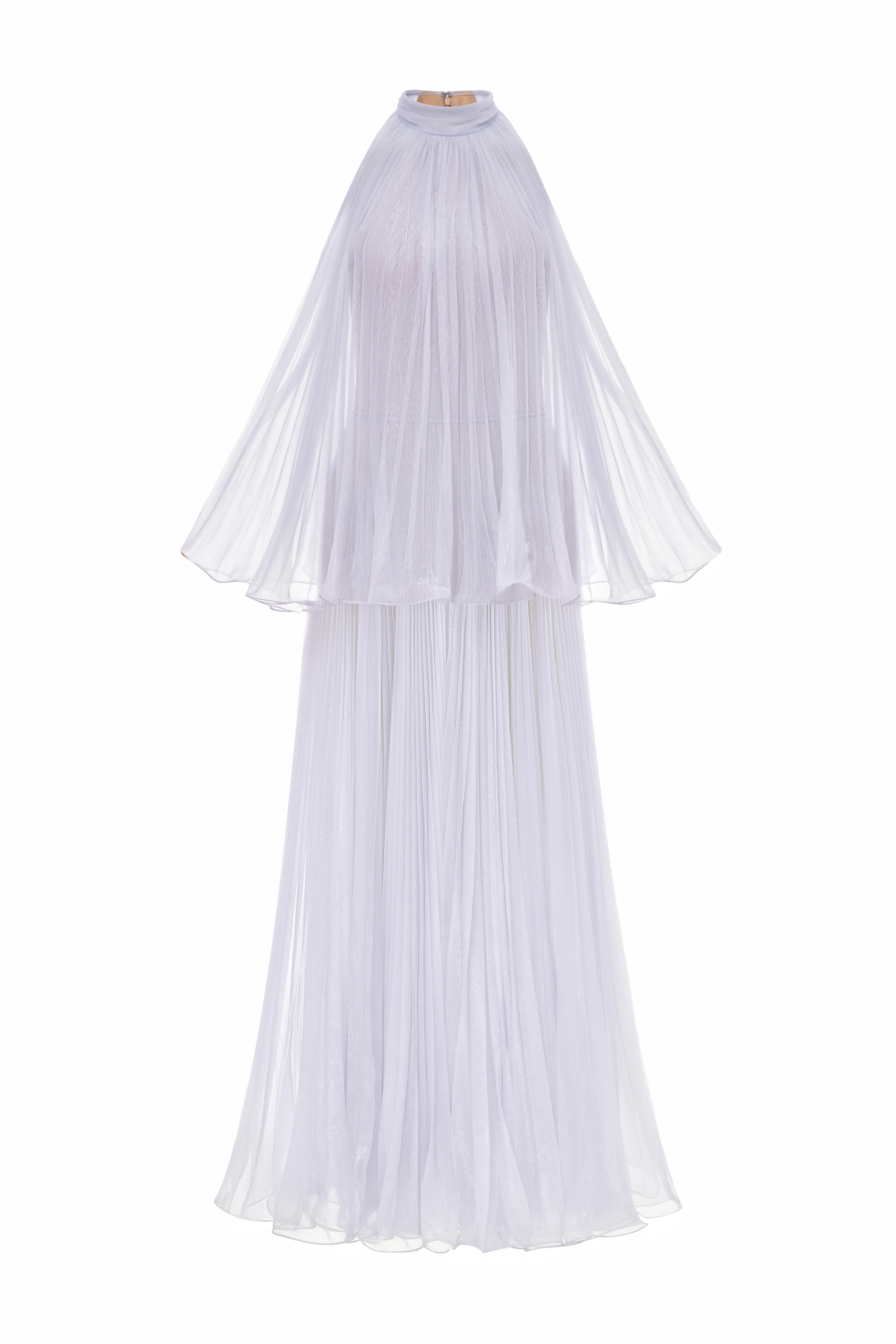 Margaux Halter Polyester Maxi Dress