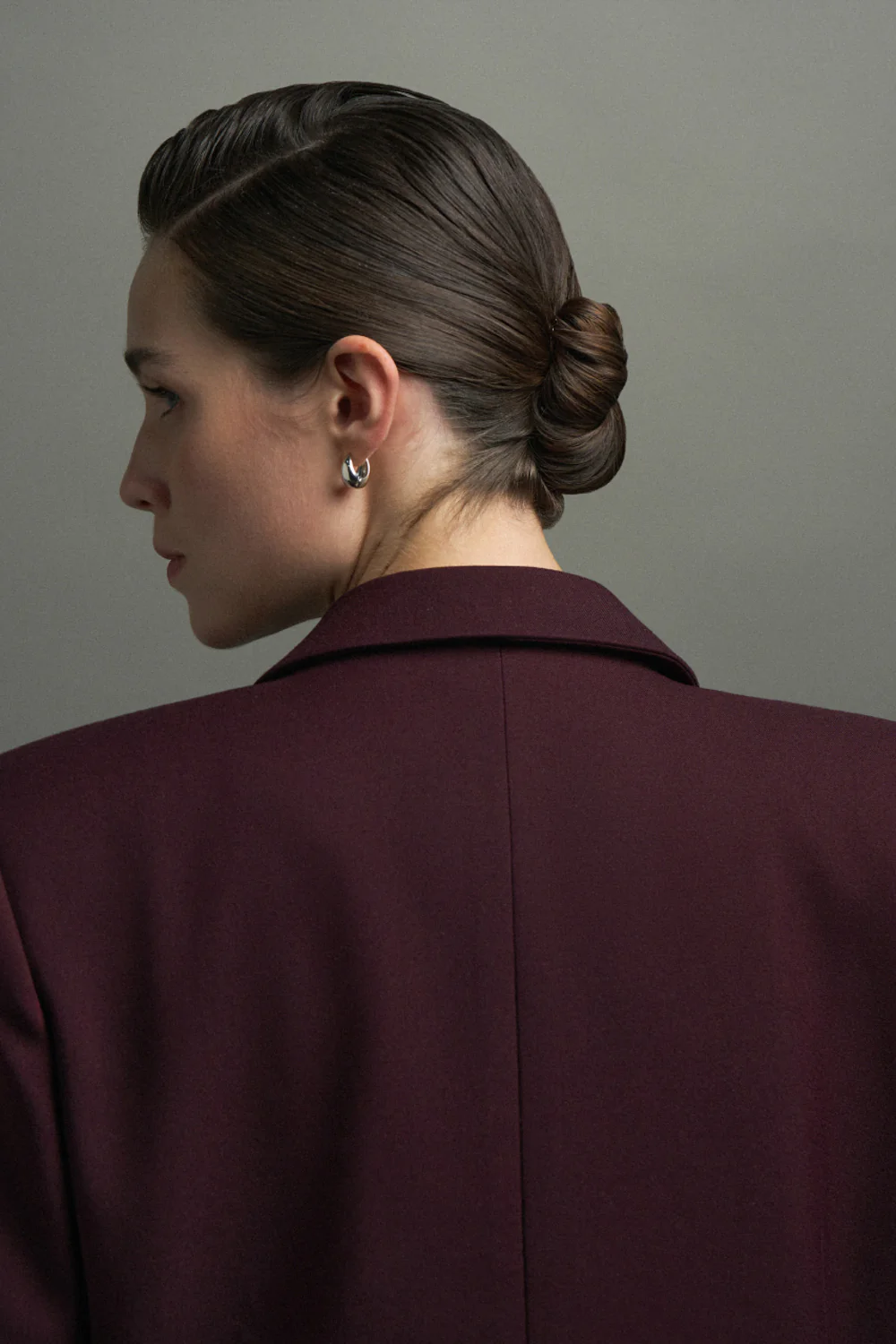 Andrea V-Neck Polycotton Blazer