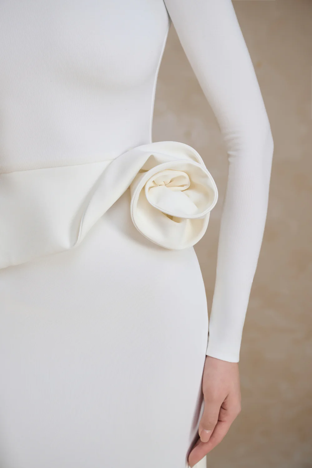 Ivora Round Neck Applique Maxi Dress