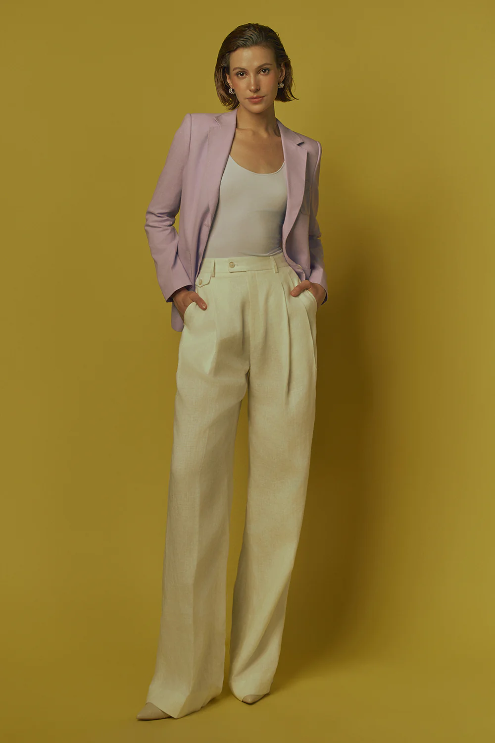 Peony Bodycon Square Neck Spandex Bodysuit