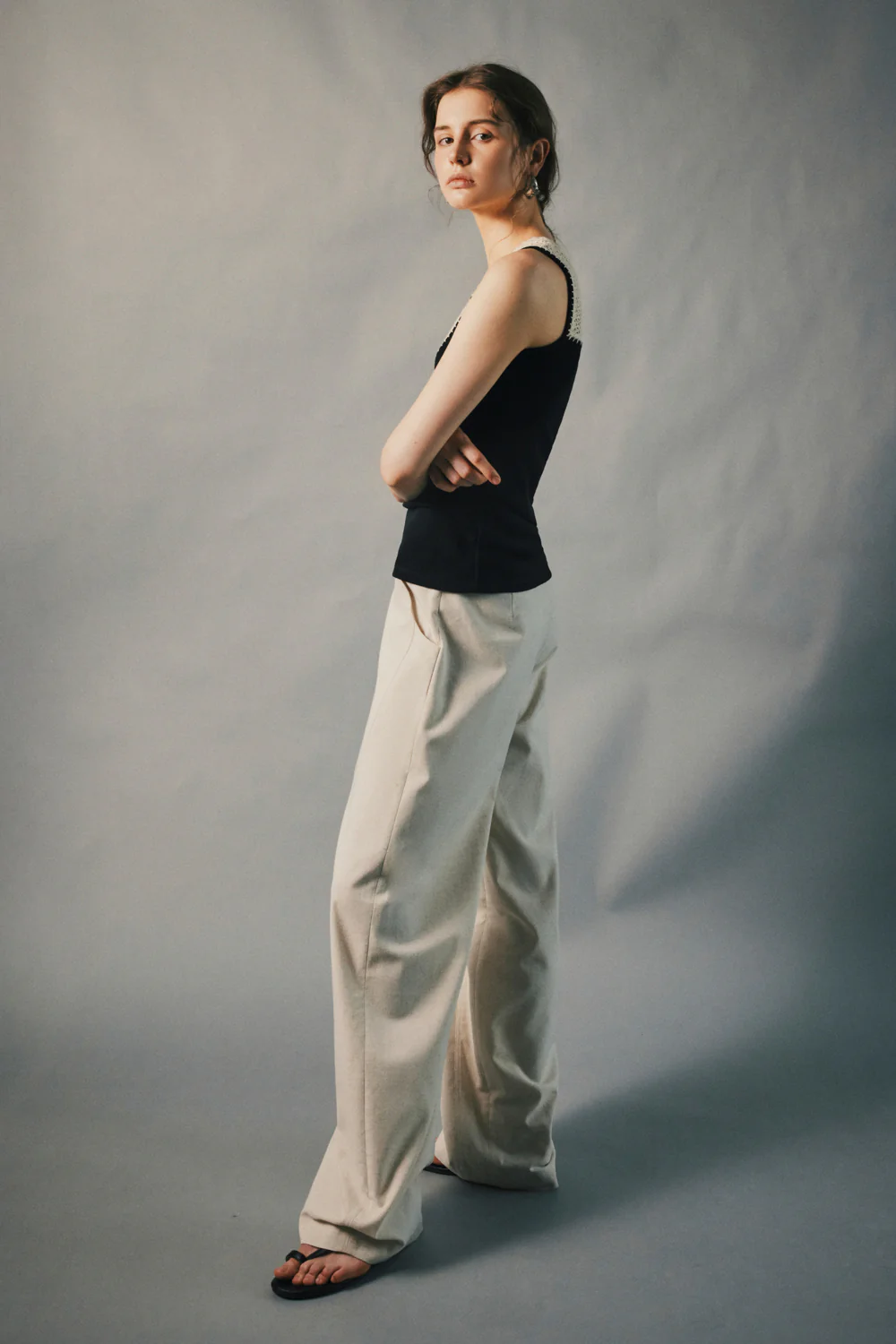 Sora Straight Zipper Pants