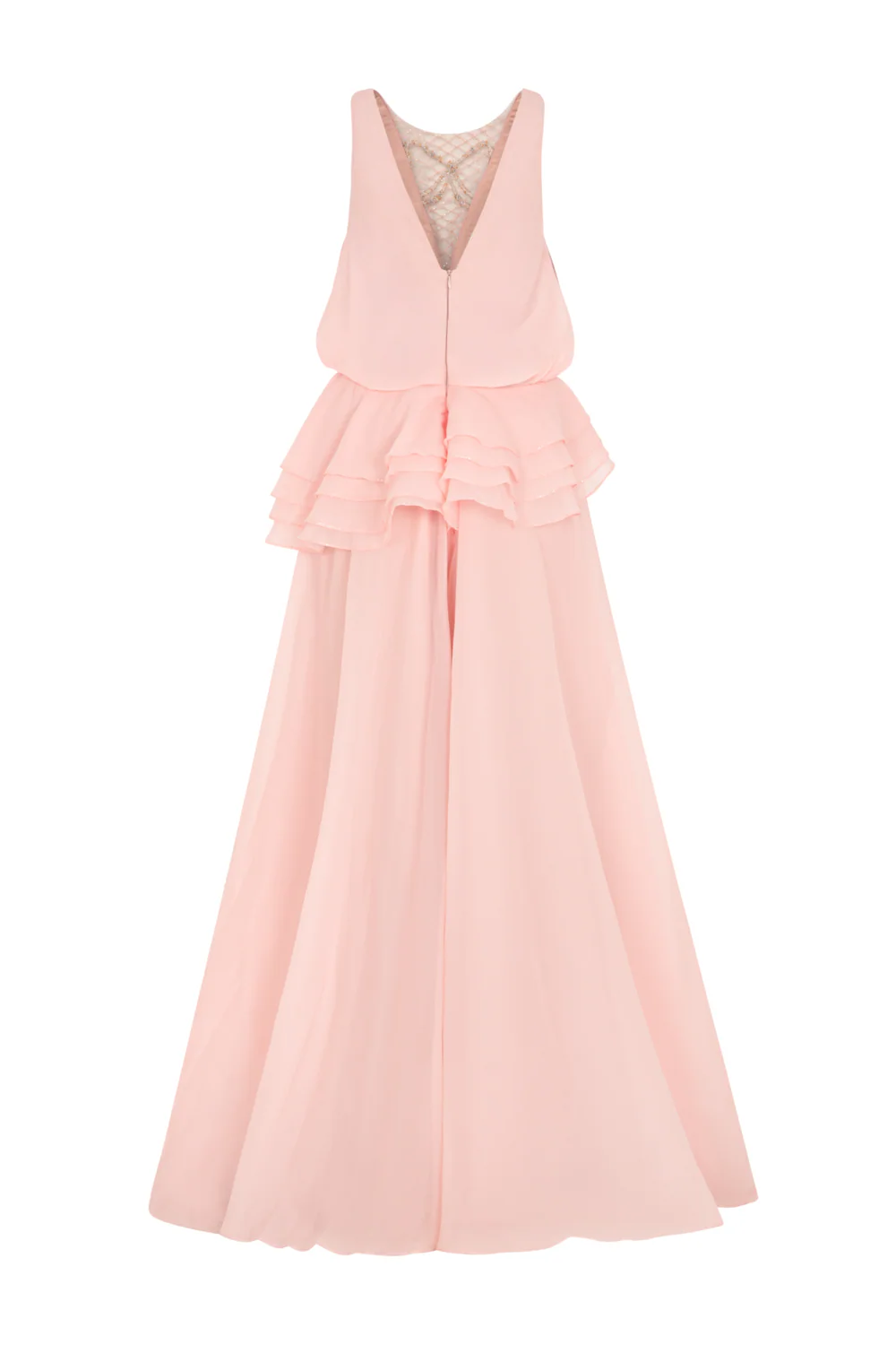 Lys Blouson Draped Maxi Dress
