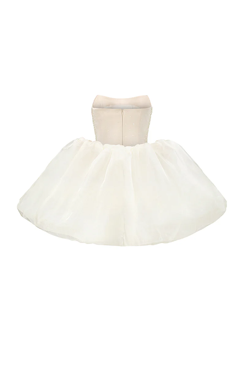 Cadence A-line Cape Sleeve Mini Dress