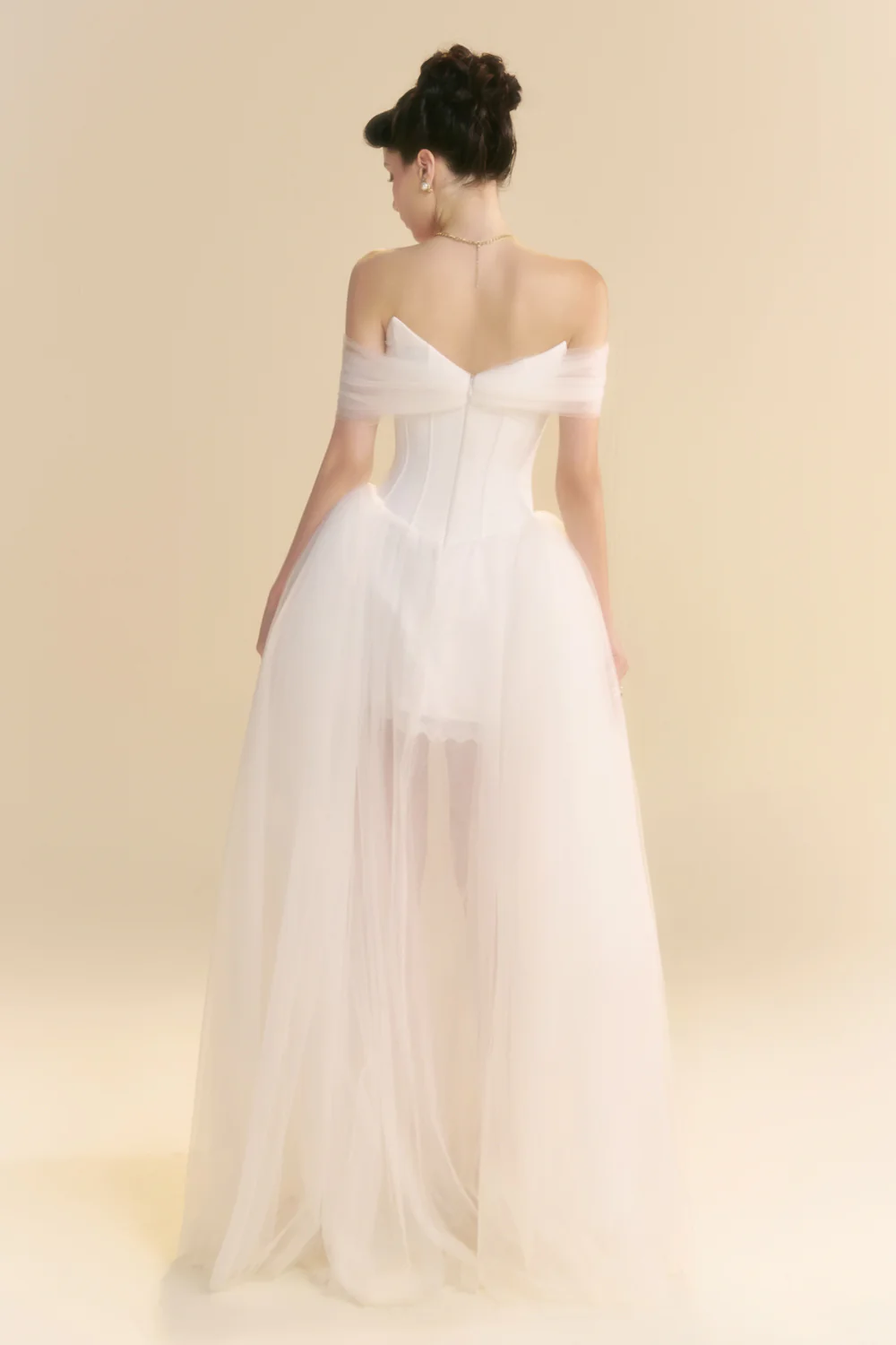 Serenity Sweetheart Draped Maxi Dress