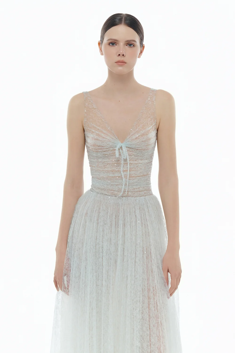 Selene V-Neck Sequin Maxi Dress