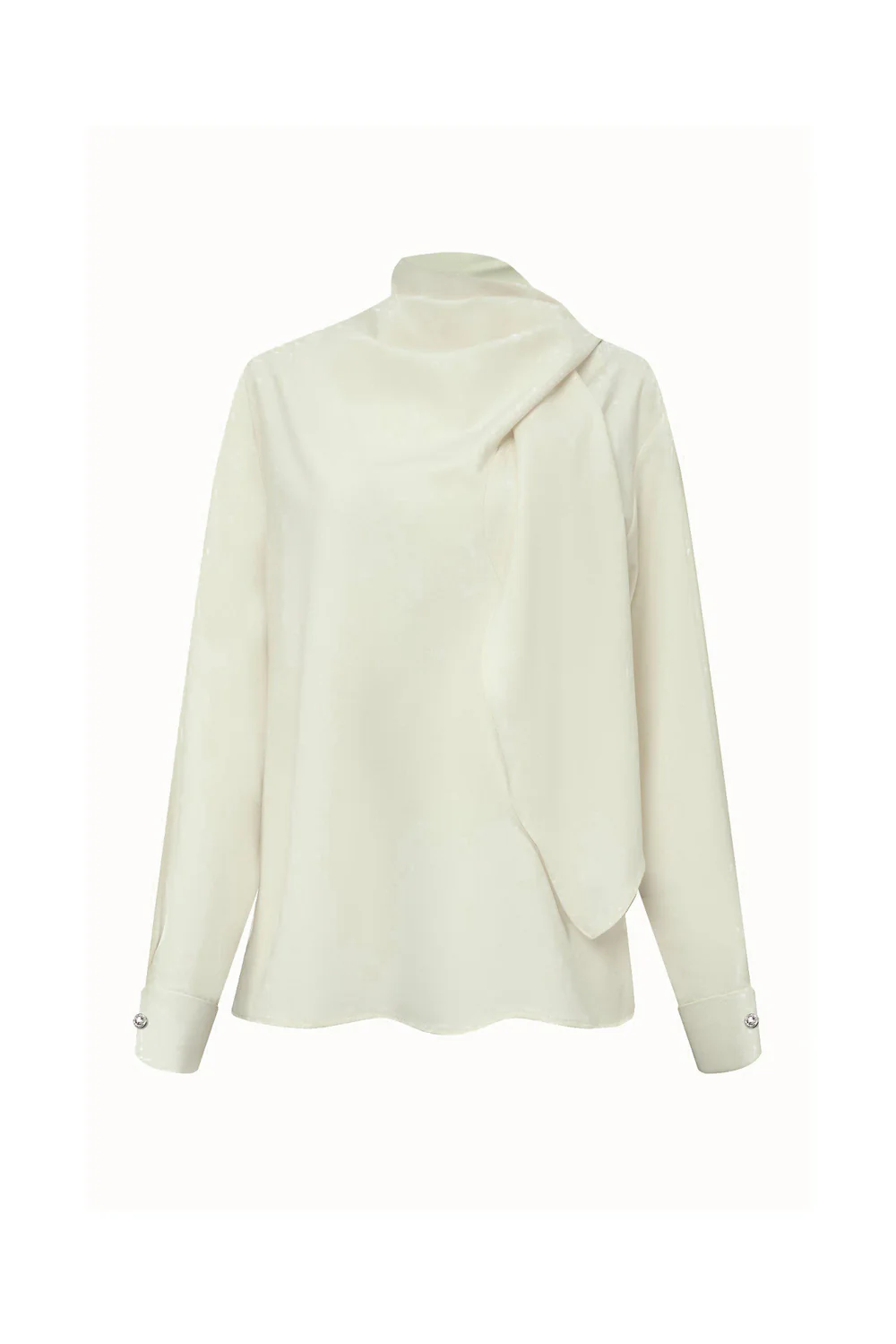 Twilight Straight Cuff Sleeved Wool Blend Shirt