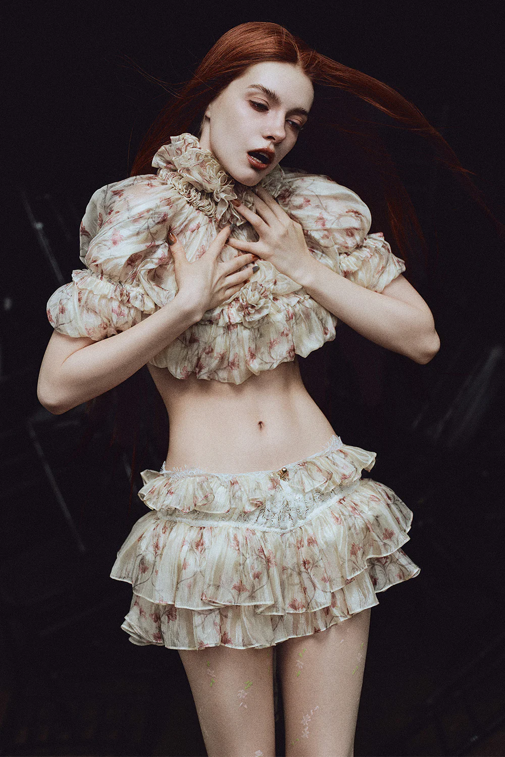 Titania Babydoll Ruffle Set