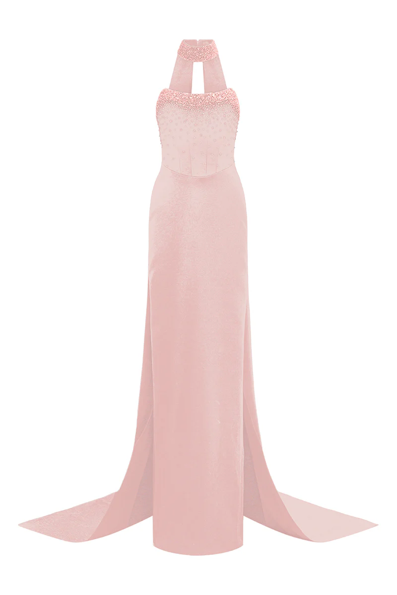 Dream Sheath Rhinestone Maxi Dress