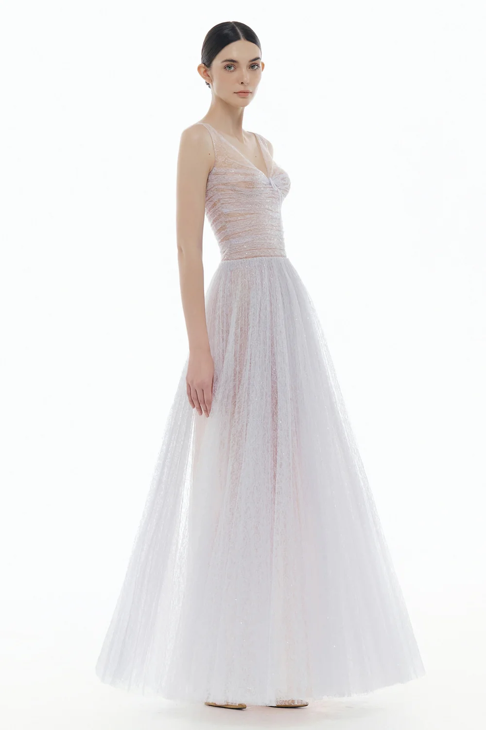 Selene V-Neck Sequin Maxi Dress