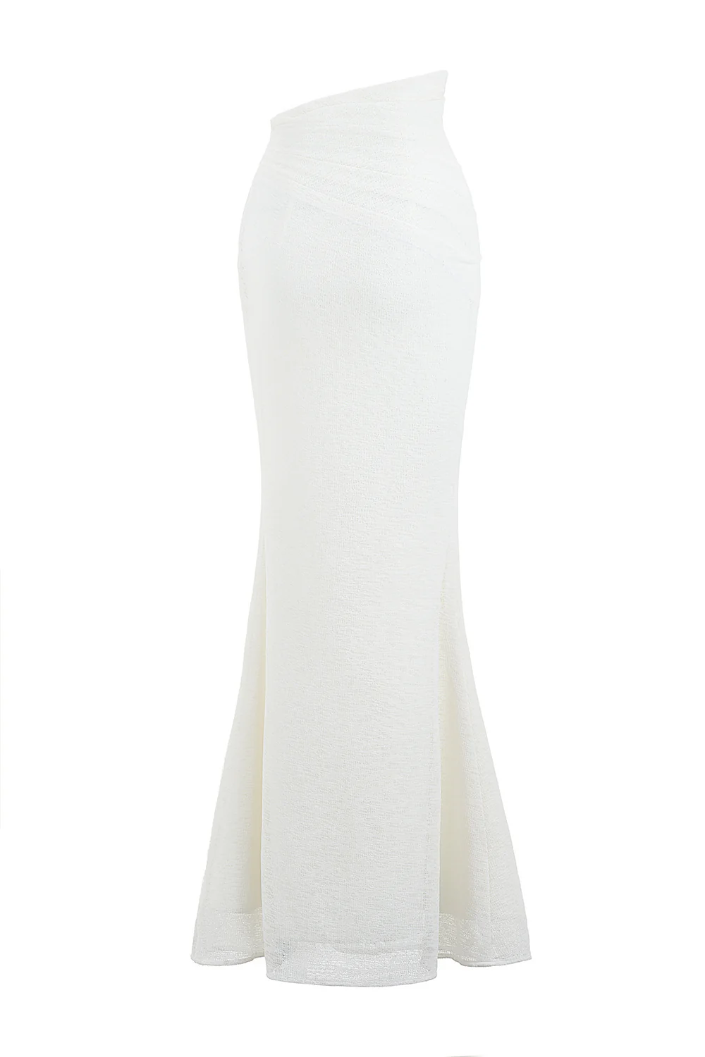 Myra Trumpet High Waist Elastic Cotton Maxi Skirt