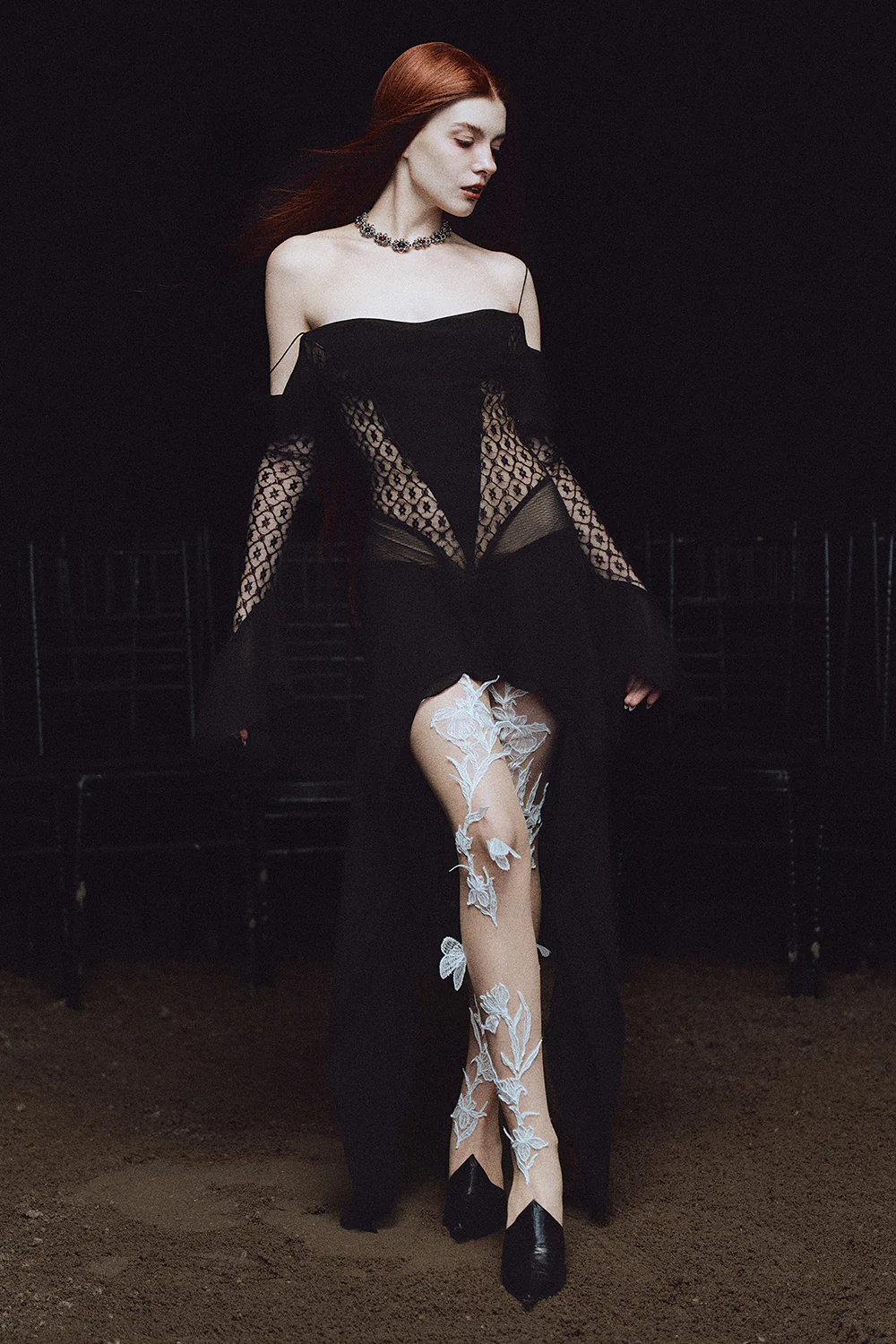 Hecate Applique Tights