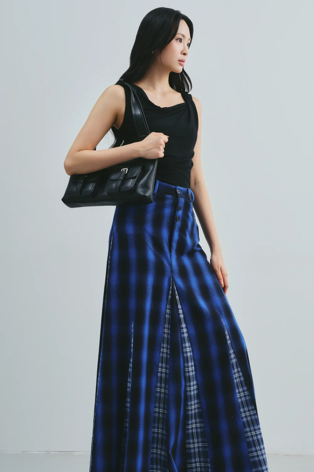 Salome A-line Flannel Skirt