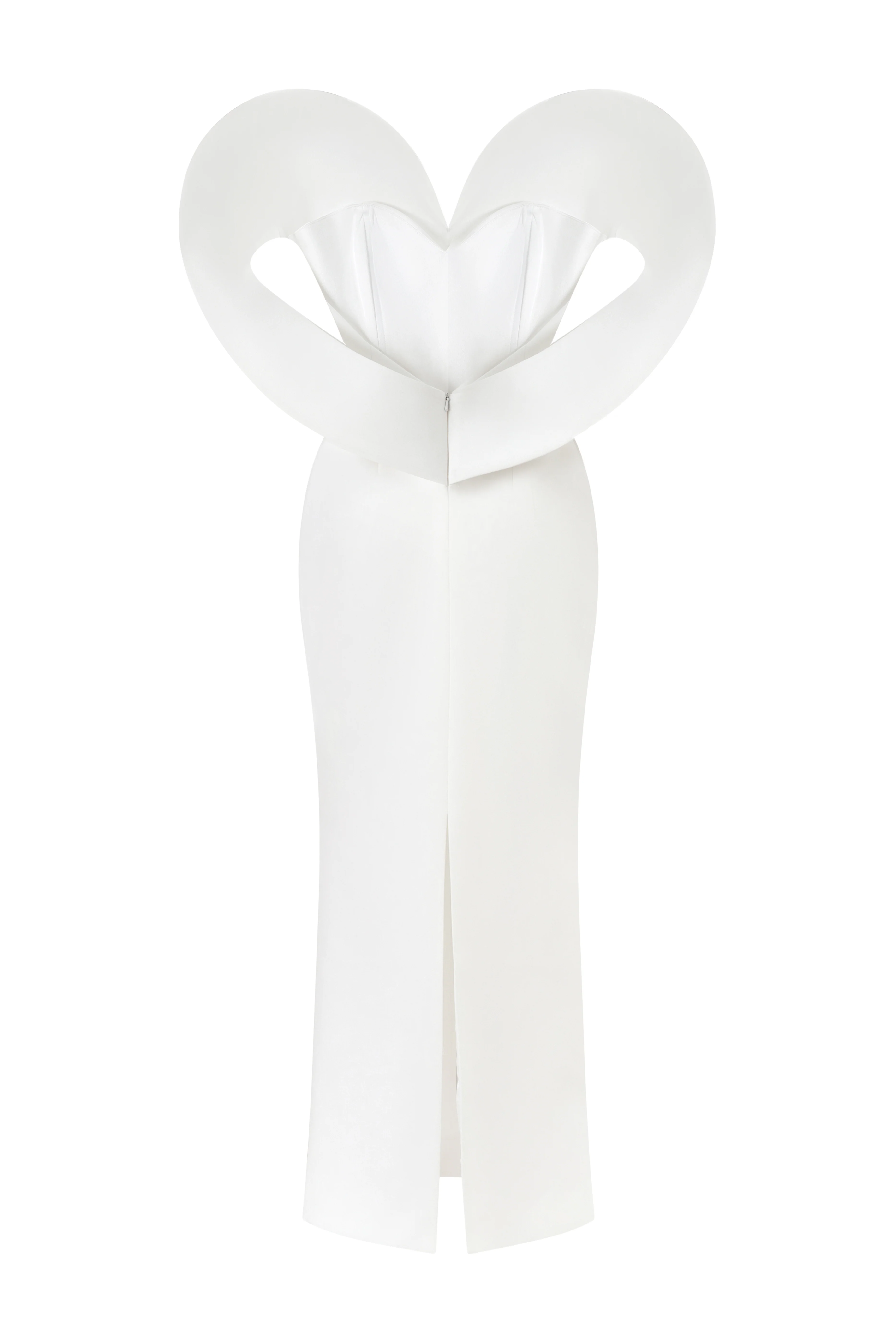 Adelynn Sheath V-Neck Twill Maxi Dress