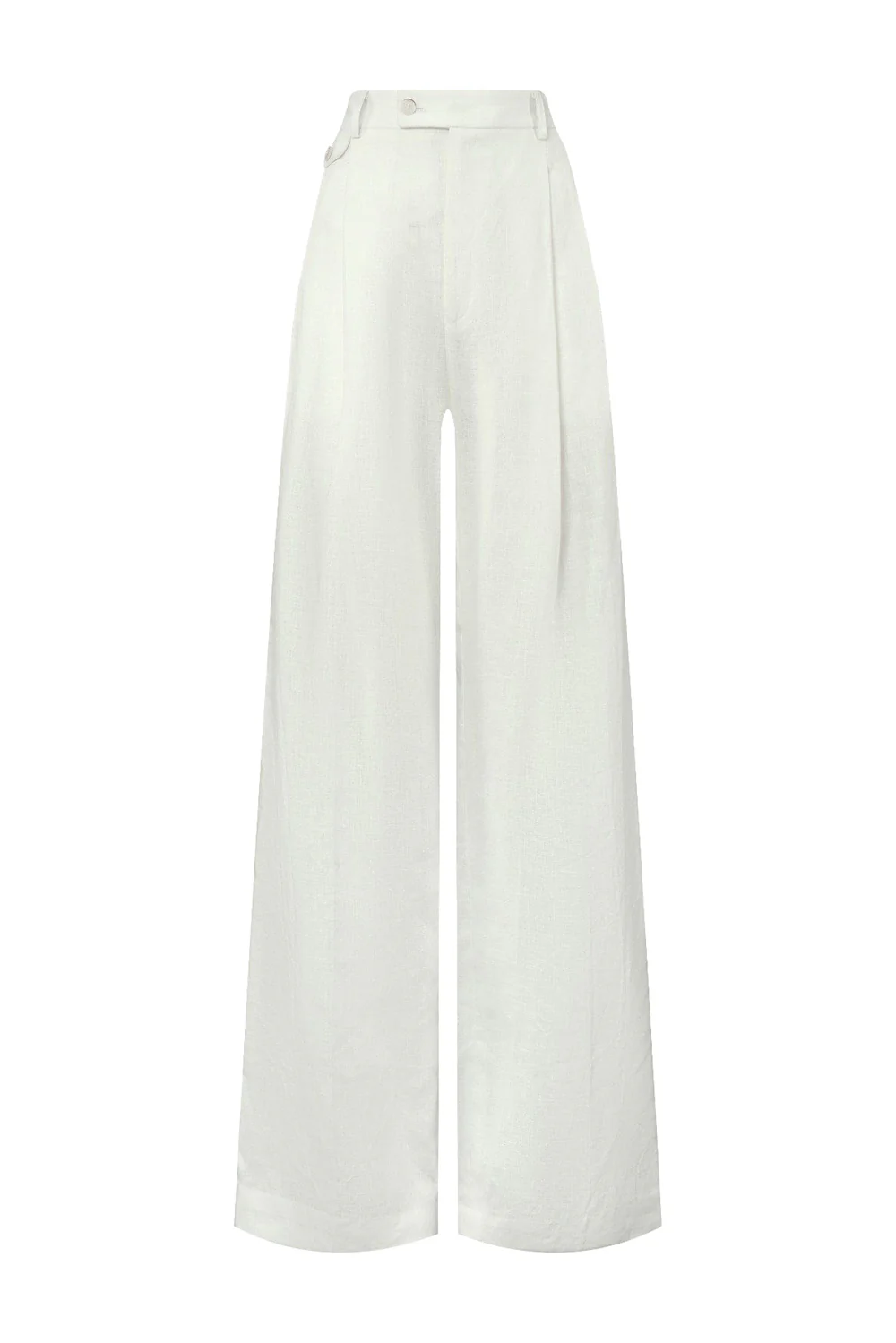 Desert Straight Wide Leg Linen Floor Length Pants