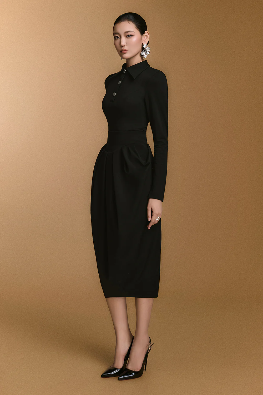 Twilight Pegged Pleated Skirt