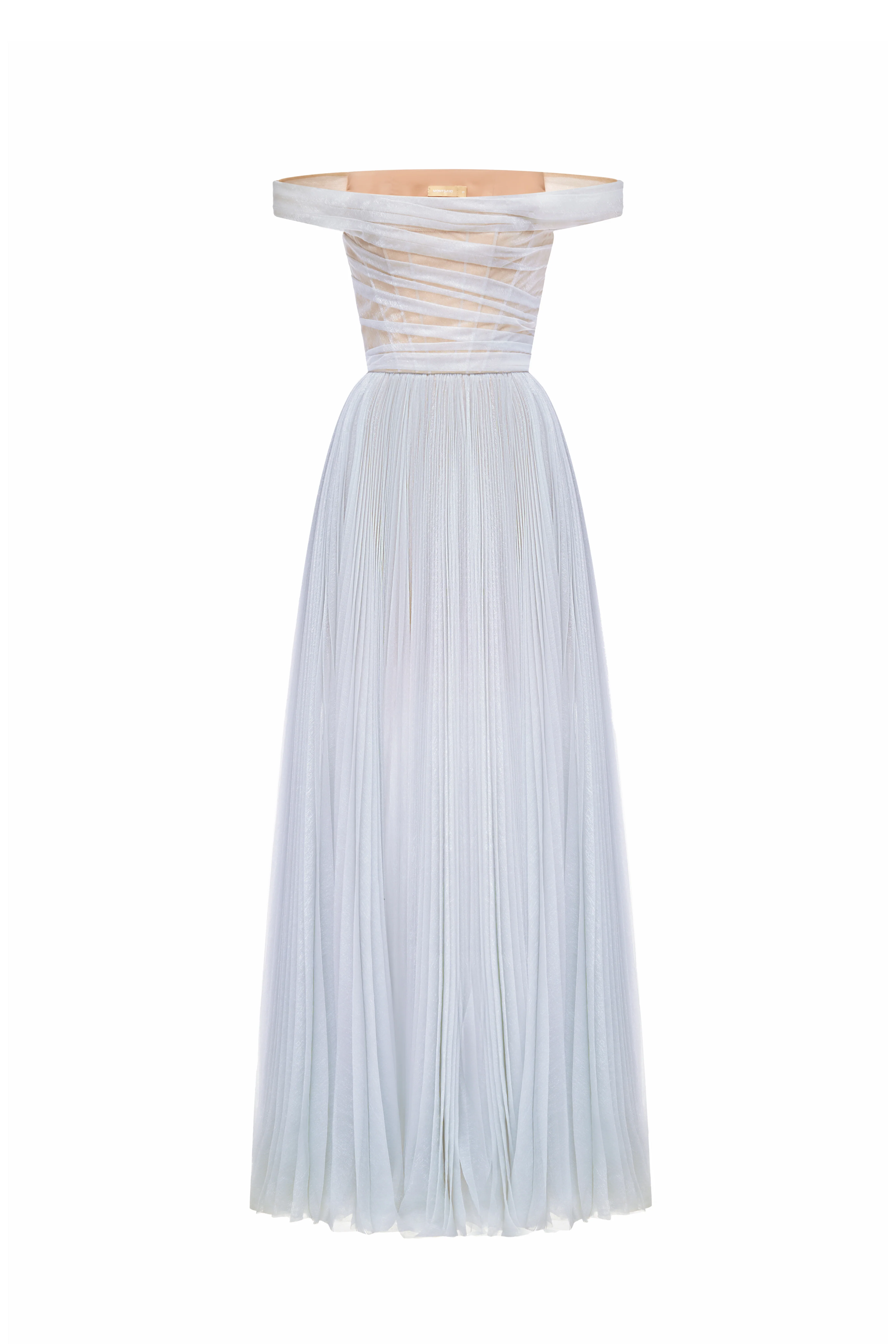 Aurora Off-Shoulder Draped Maxi Dress