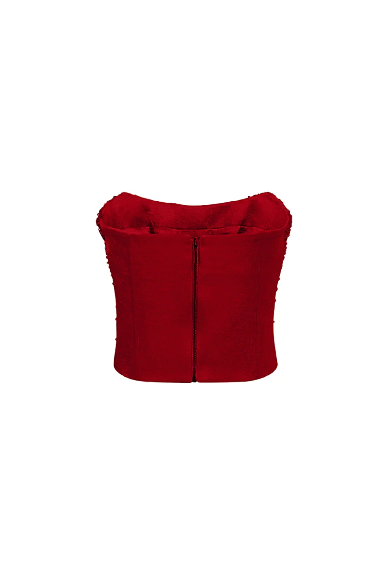 Alanna Bodycon Rhinestone Top