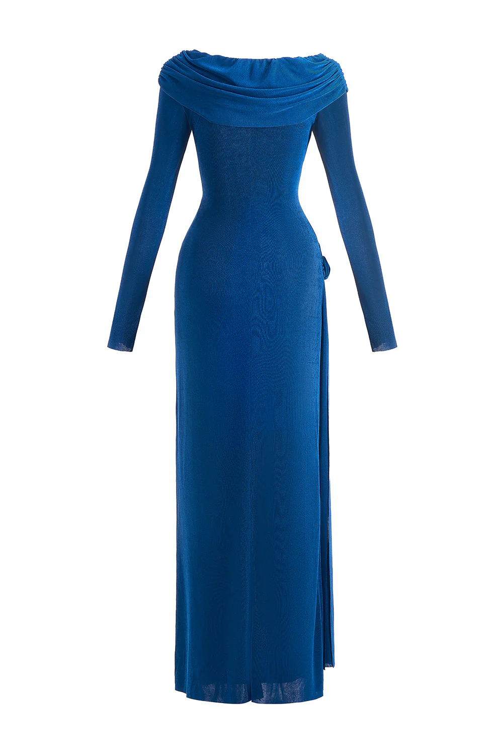 Dandelion Sheath Long Sleeved Elastic Cotton Floor Length Dress