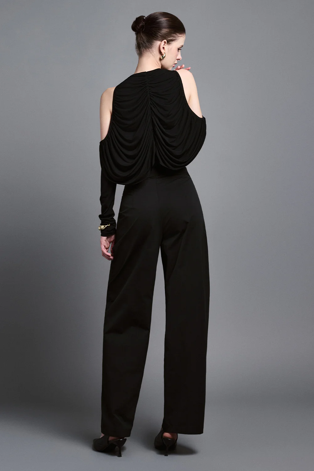 Ira Straight Seam Pocket Khaki Maxi Pants