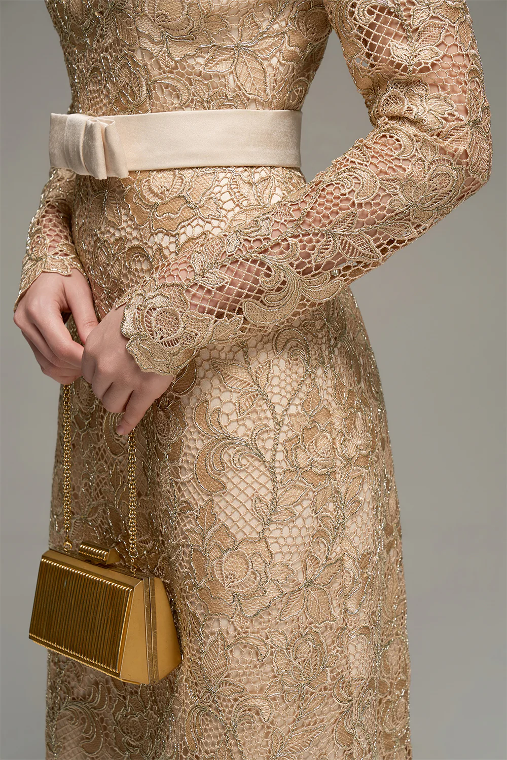 Charlie A-line Lace Maxi Dress