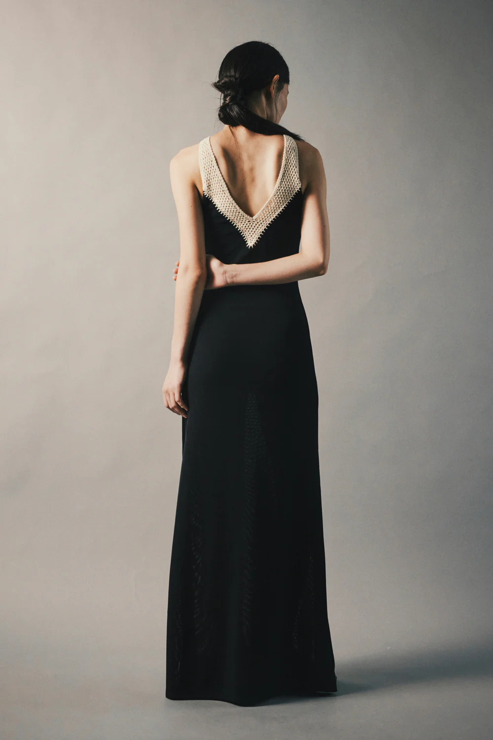 Isla Sway Round Neck Crochet Maxi Dress