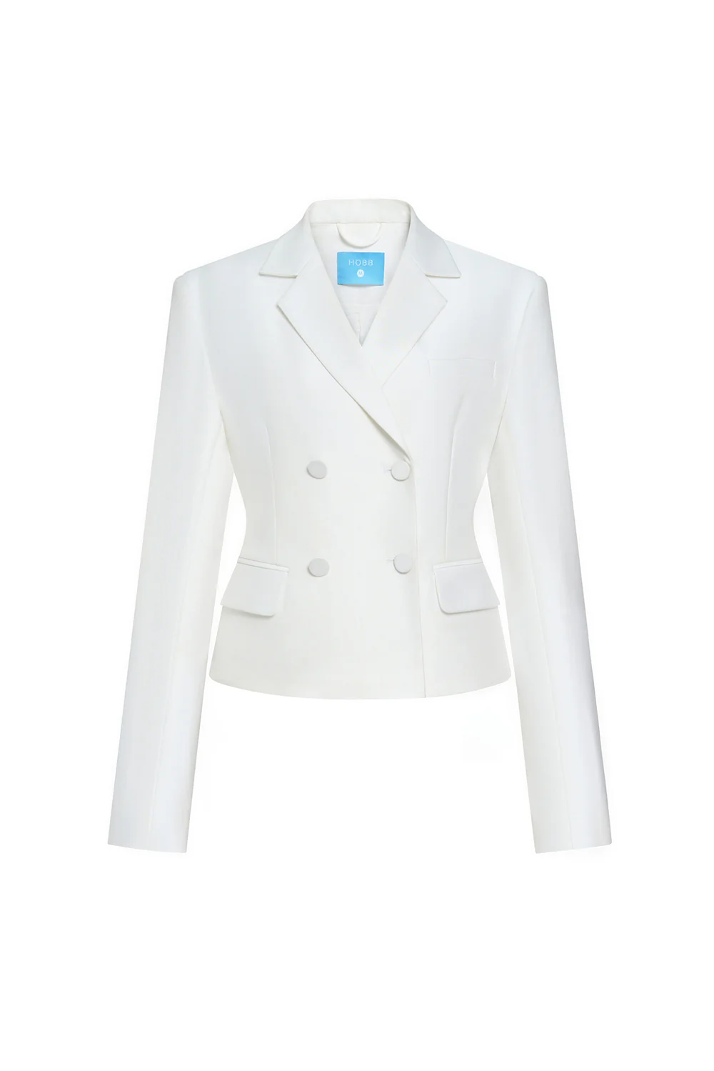 Joe Cropped Double Breasted Twill Jacket