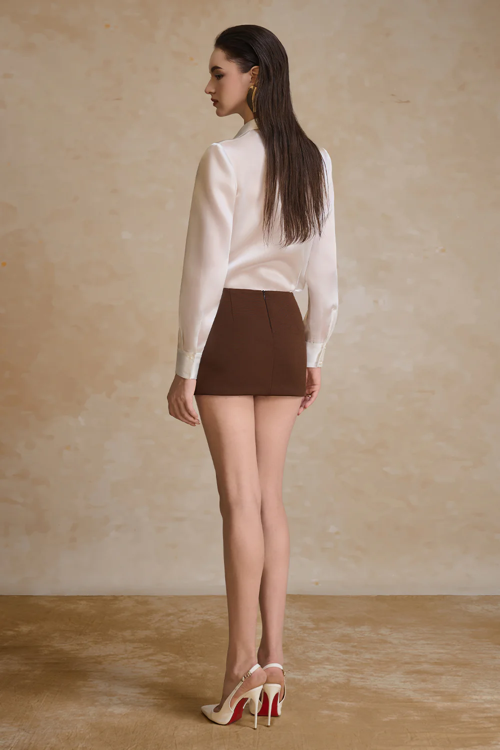 Ola Straight Draped Skirt