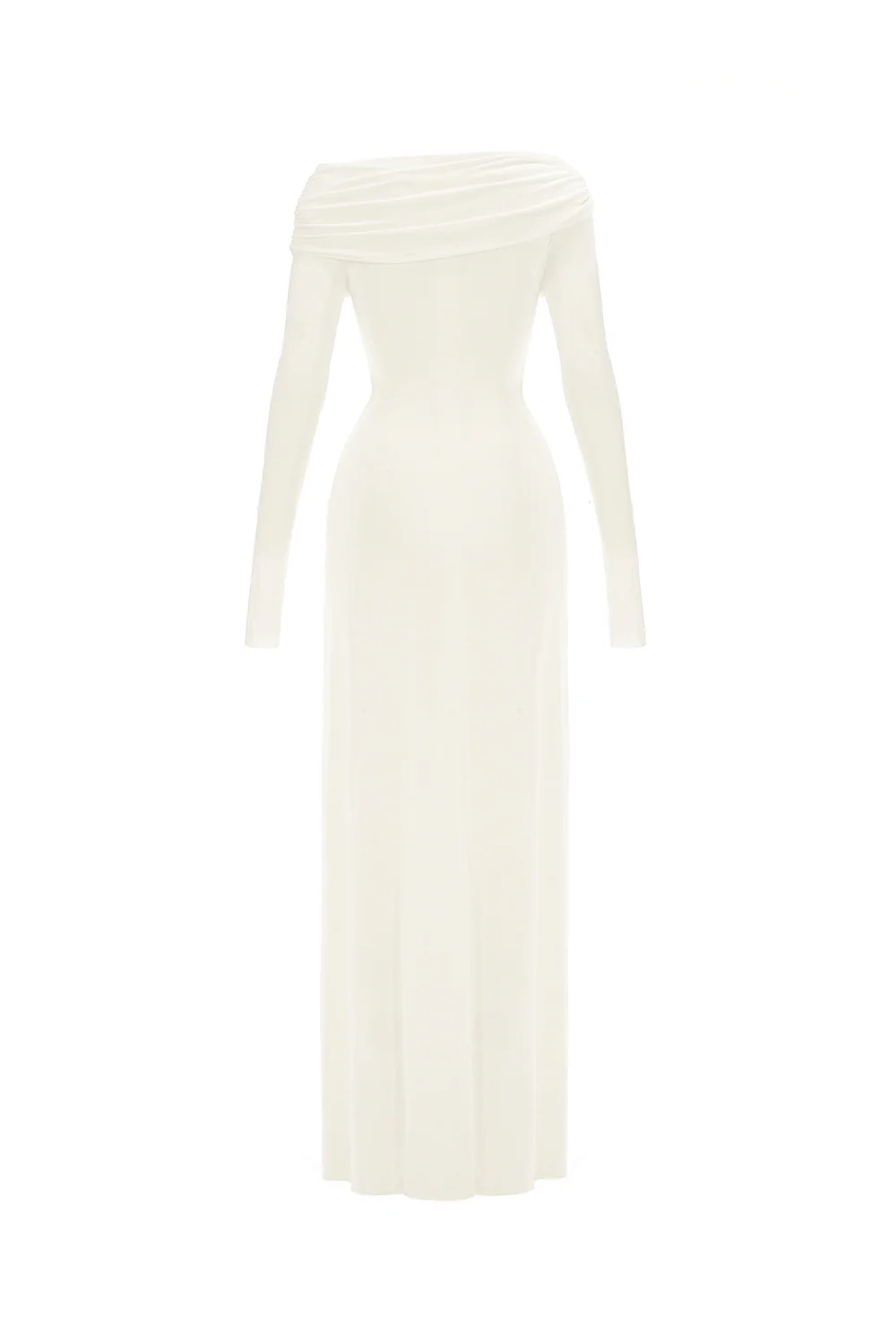 Dandelion Sheath Long Sleeved Elastic Cotton Floor Length Dress