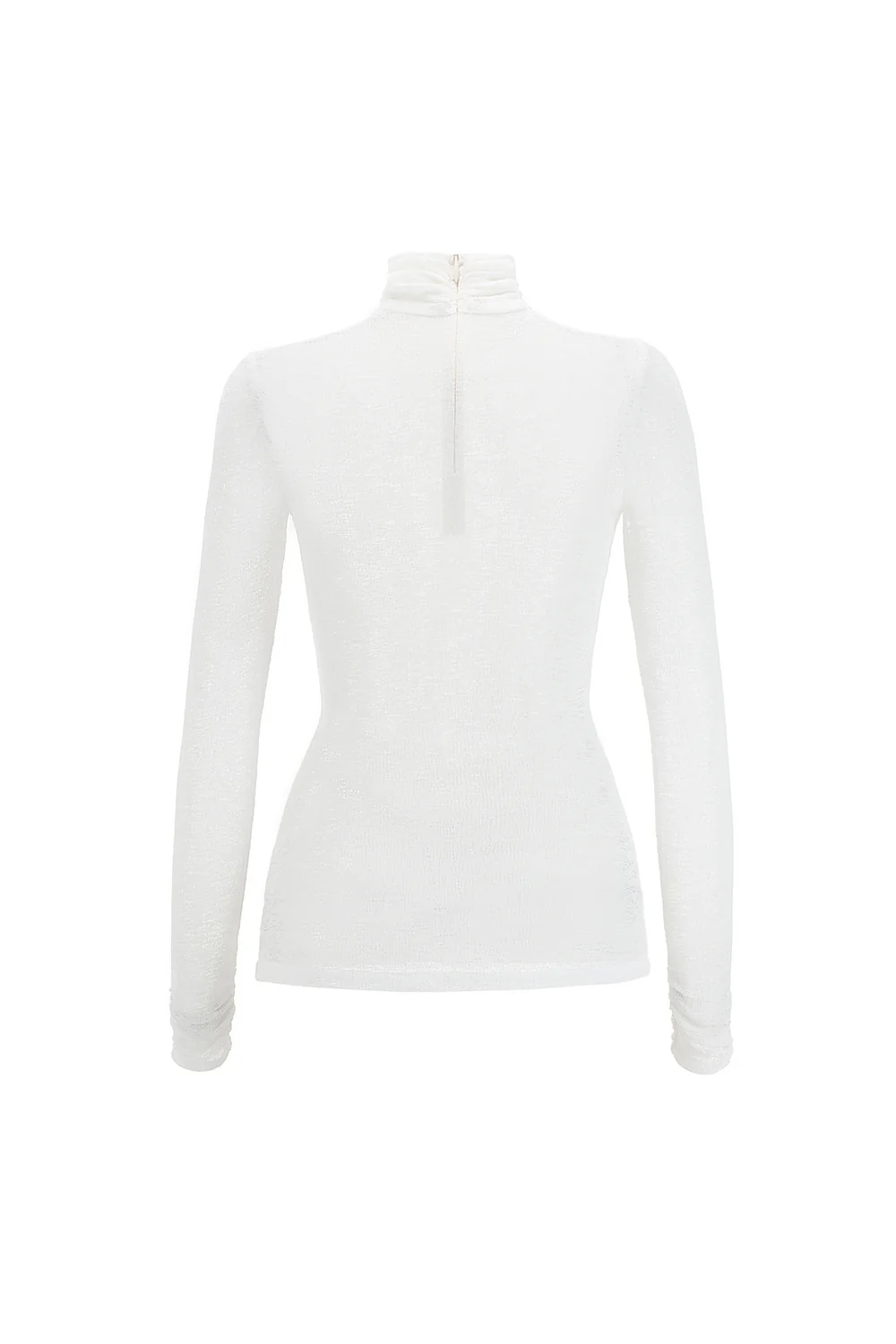 Myra Bodycon Turtle Neck Elastic Cotton Top