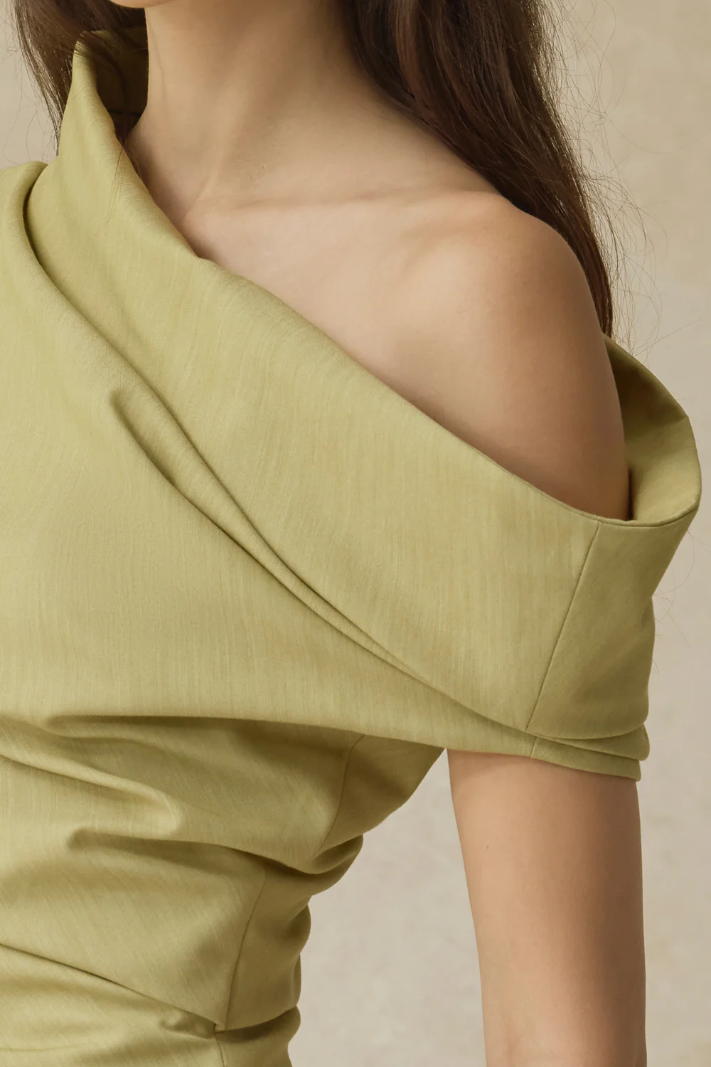 Phoebe Asymmetric Cotton Top