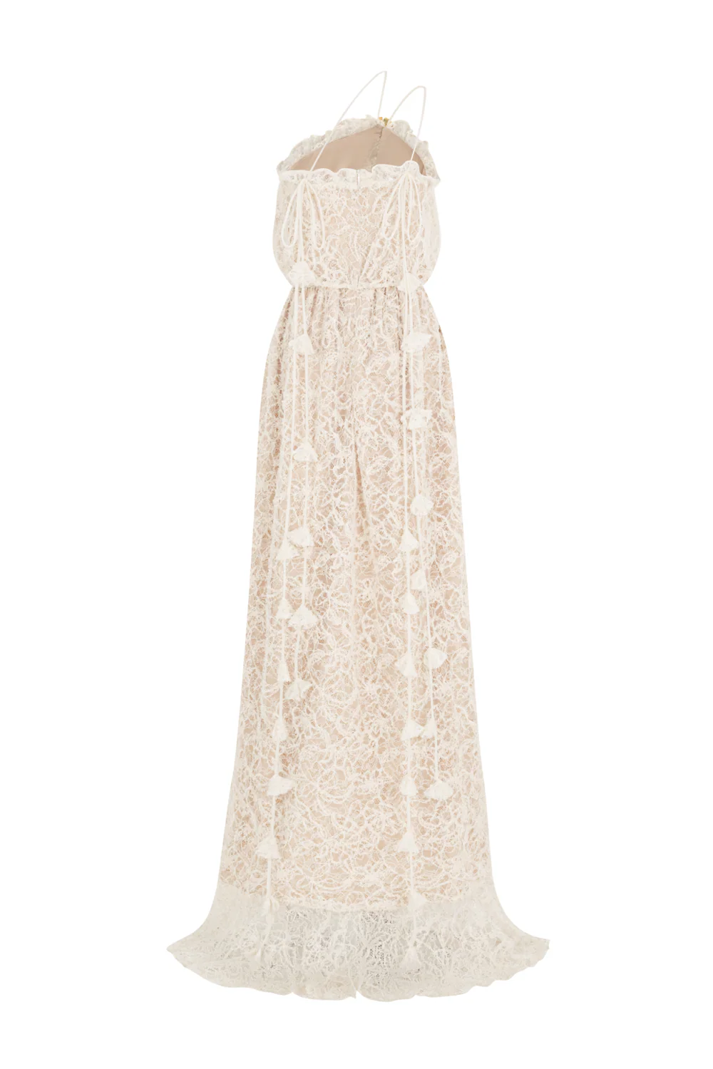 Ivoria Blouson Ruffle Maxi Dress