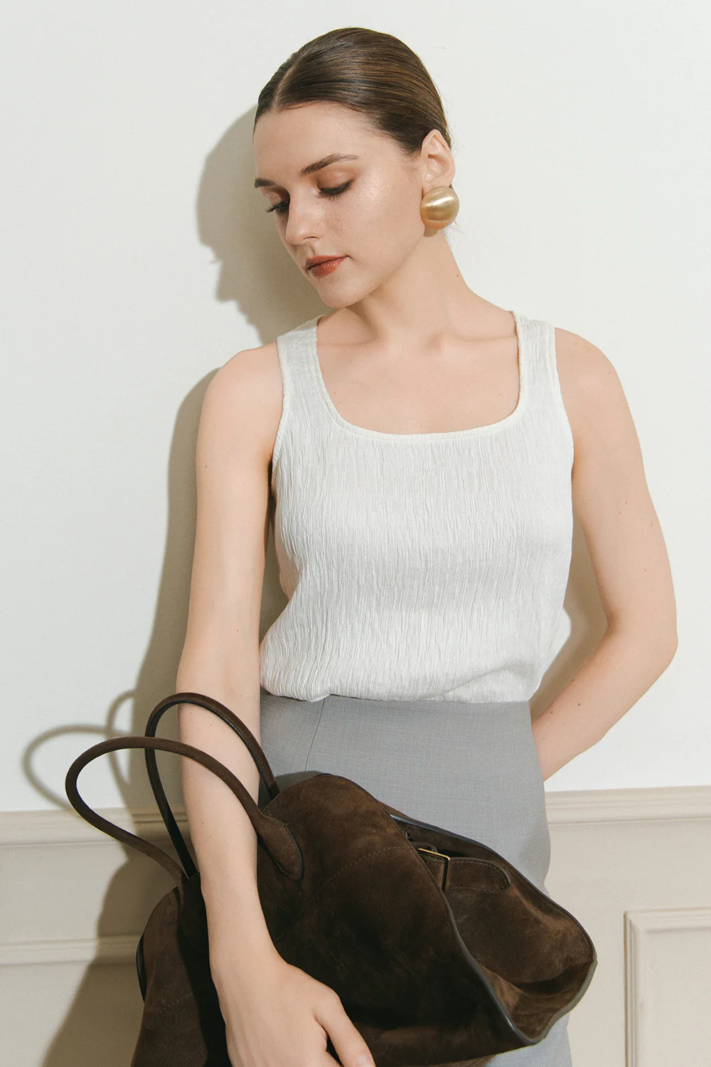 Armani Straight Wool Skirt