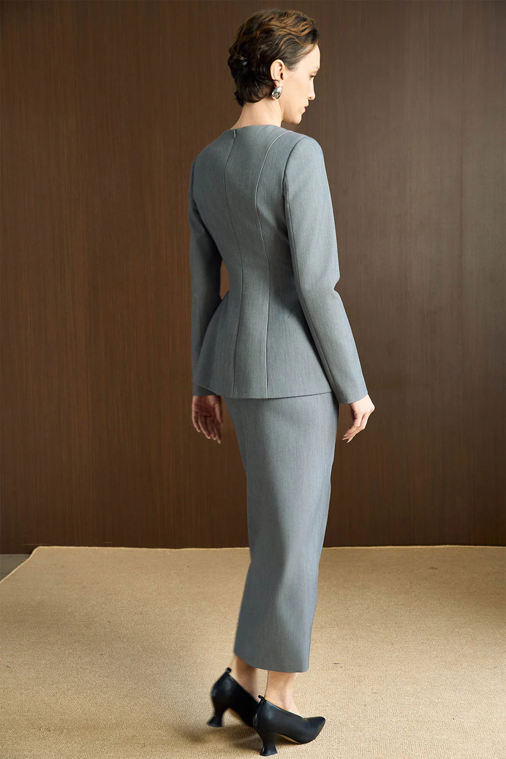 Beyon Structured Long Sleeved Polyester Top