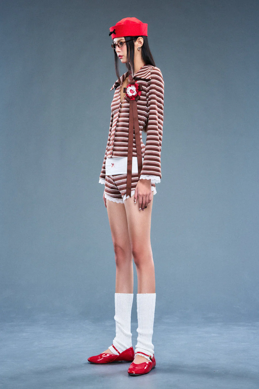 Alibi V-Neck Wool Top