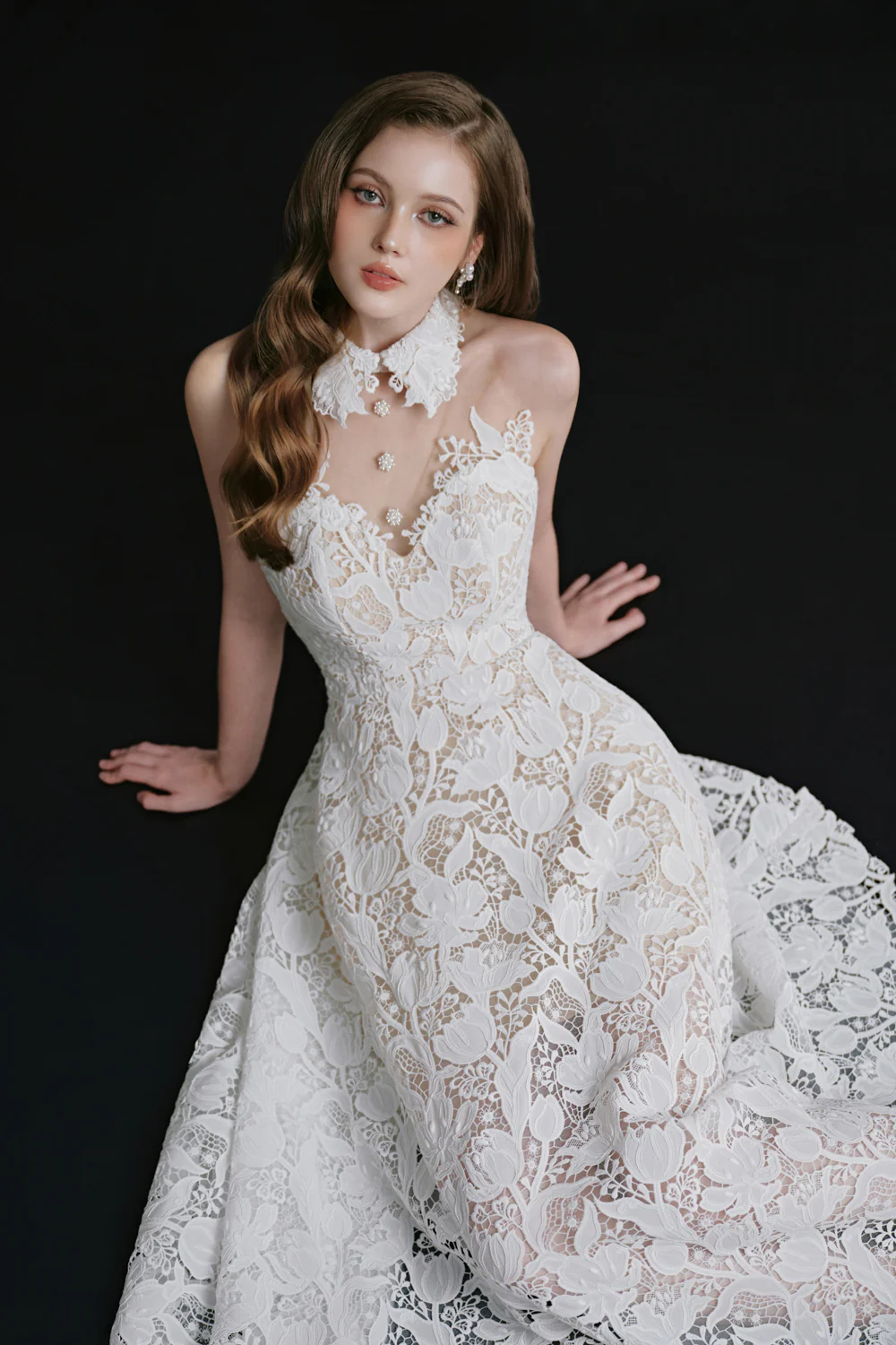 Merri Collared Button Midi Dress