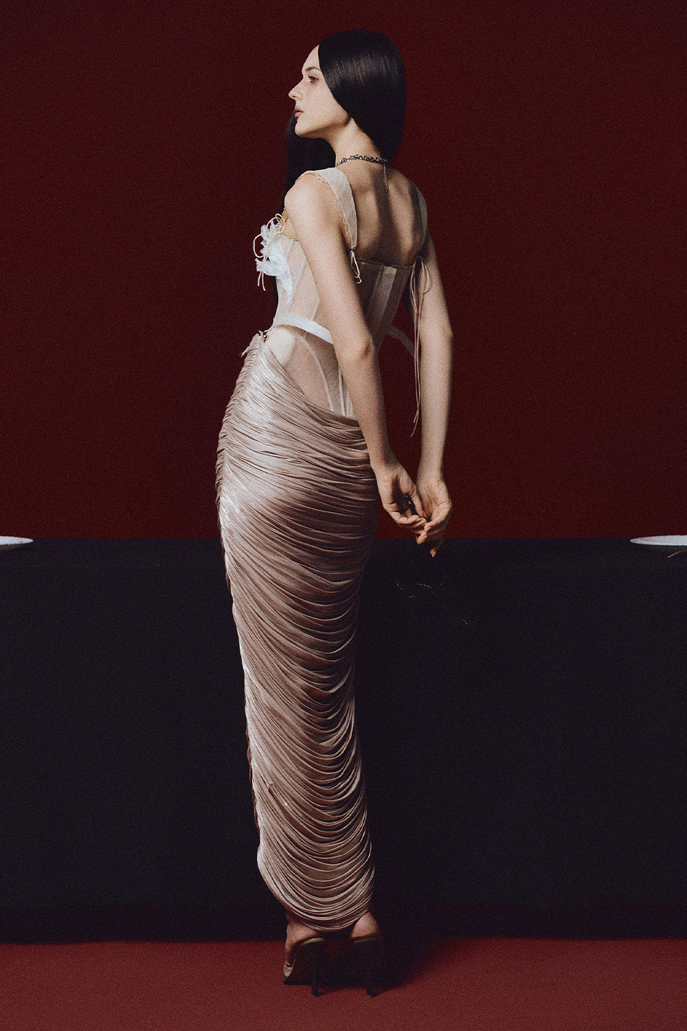 Ophelia Bodycon Gathering Set