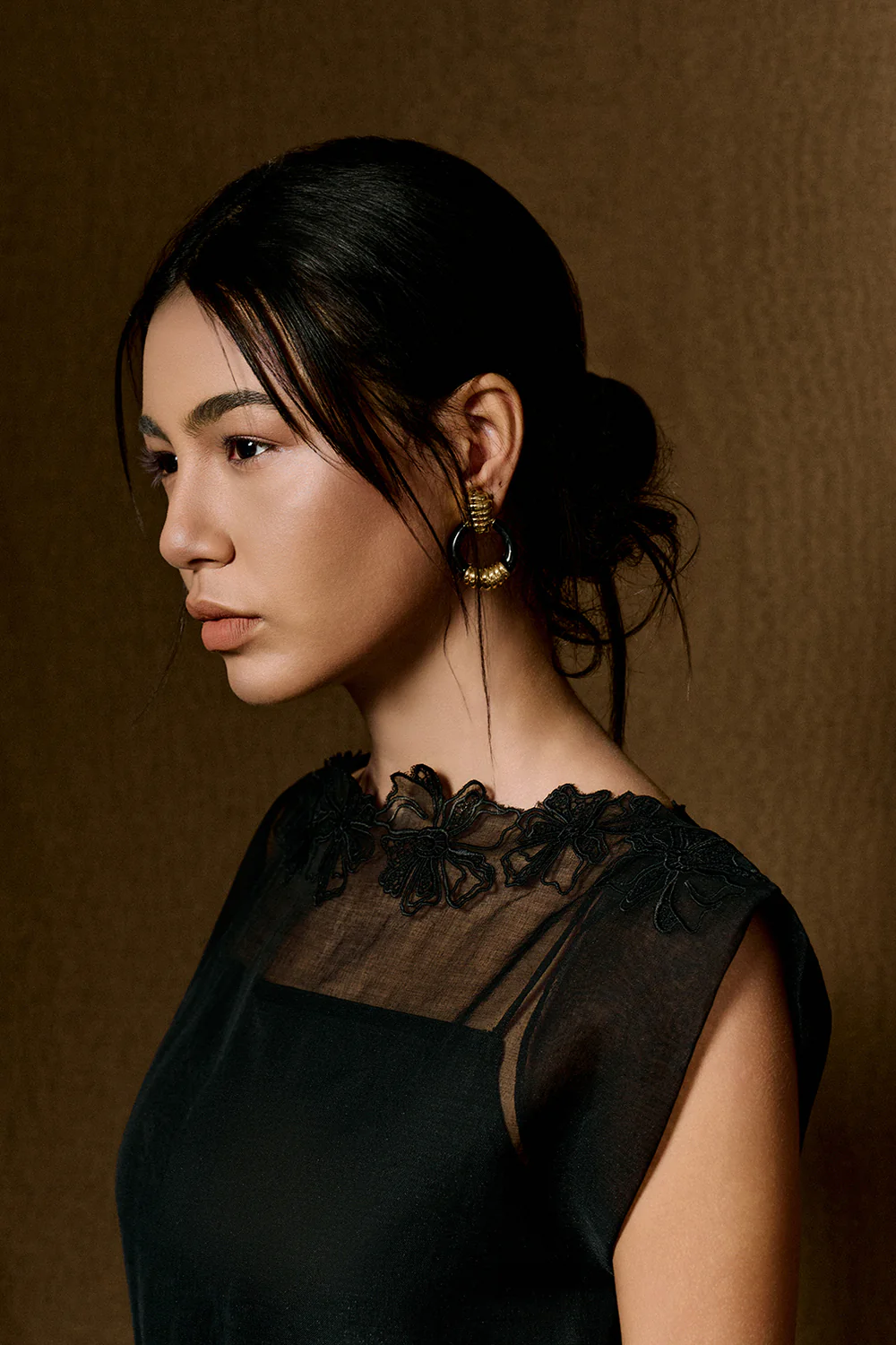 Ivy Boat Applique Midi Dress