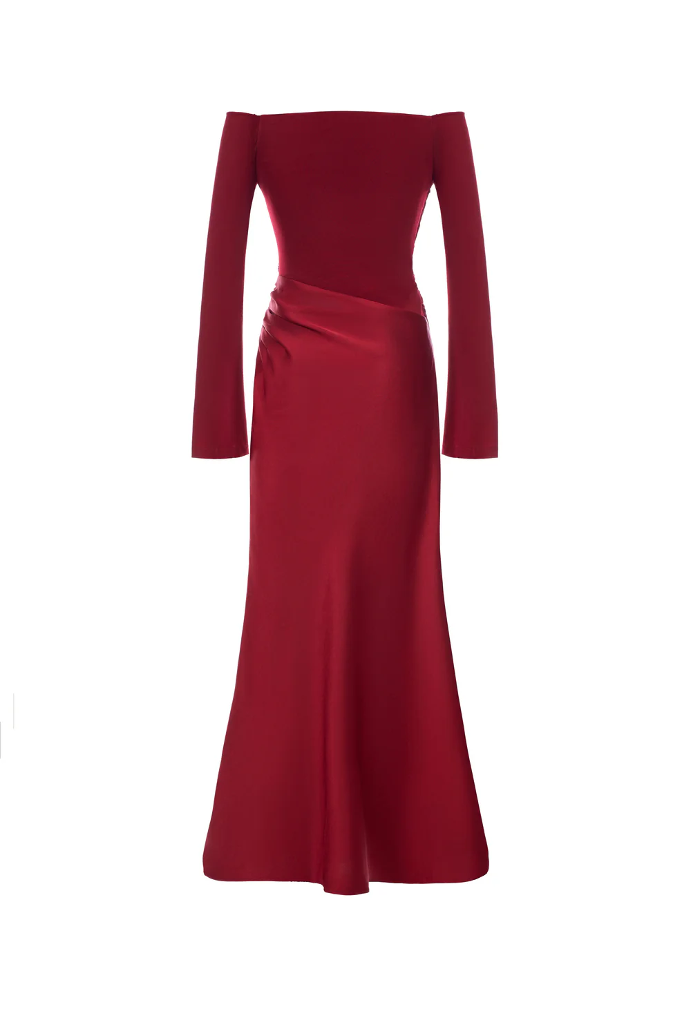 Phoenix Off-Shoulder Draped Maxi Dress